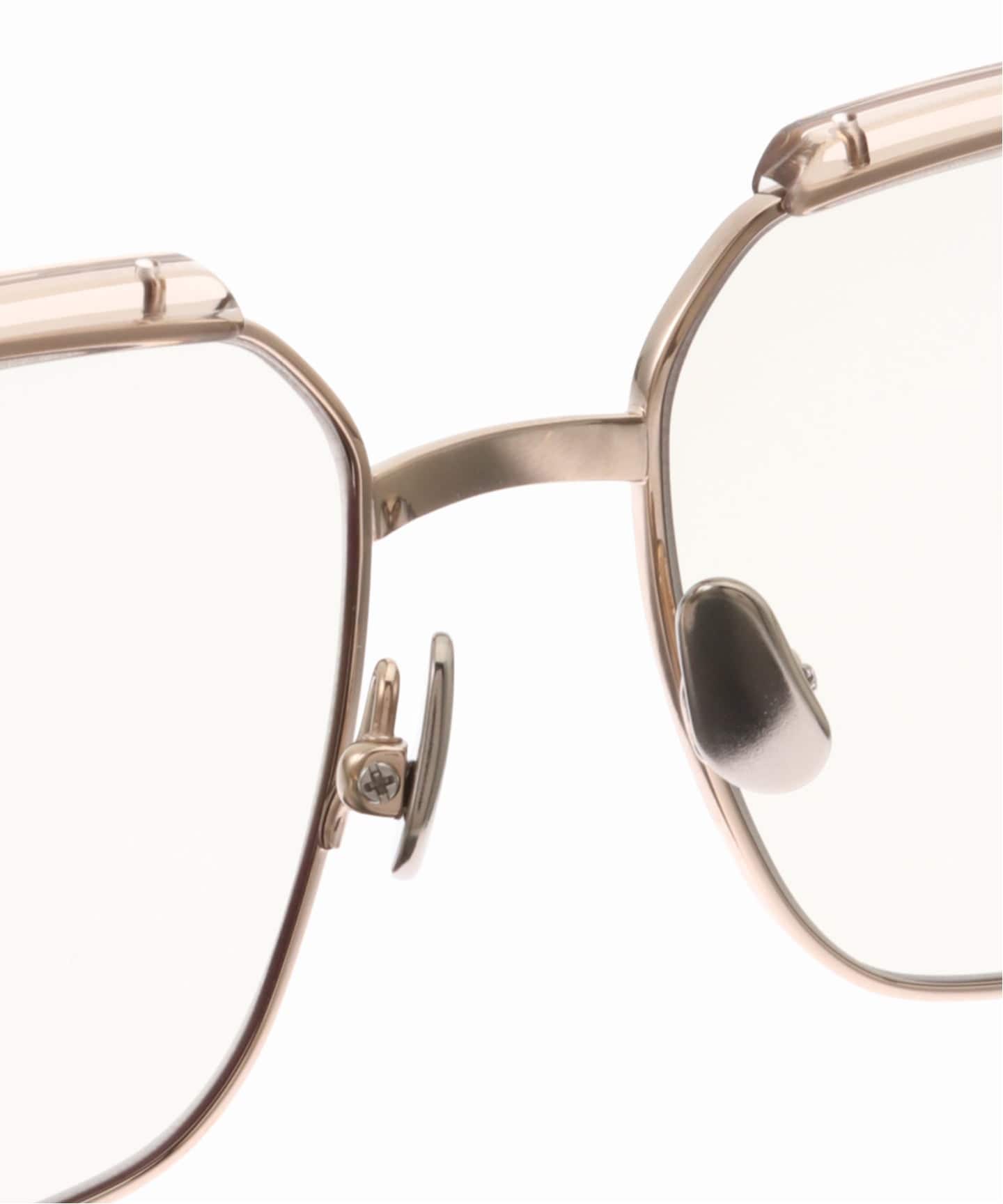 BLANC.. BE005-PC W GOLD - CLR BRN / L.BRN Sunglasses（サングラス