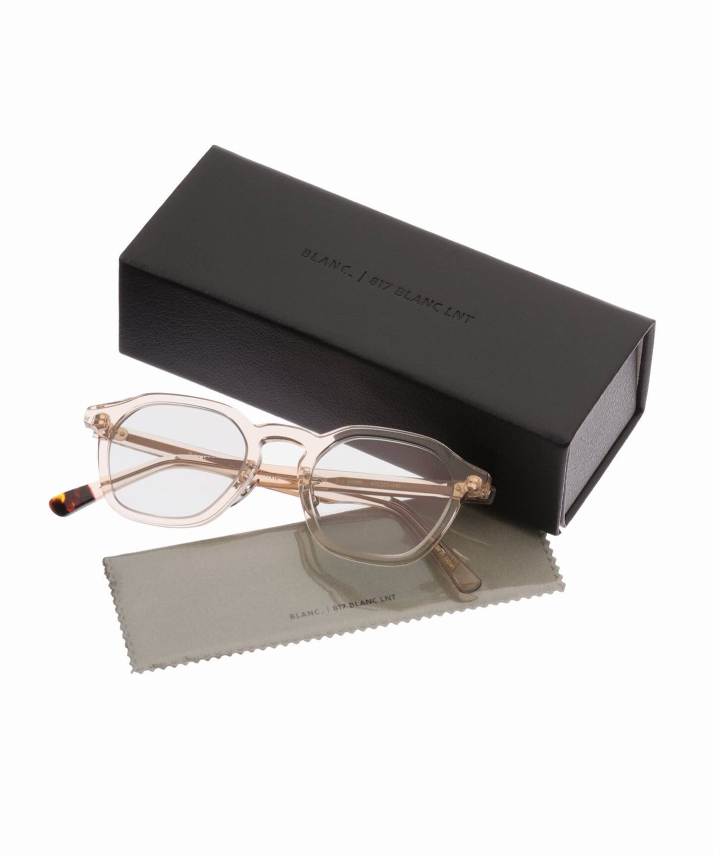 BLANC.. 別注 BM010 CLR BRN / L.GRY - GRY ex Sunglasses（サングラス