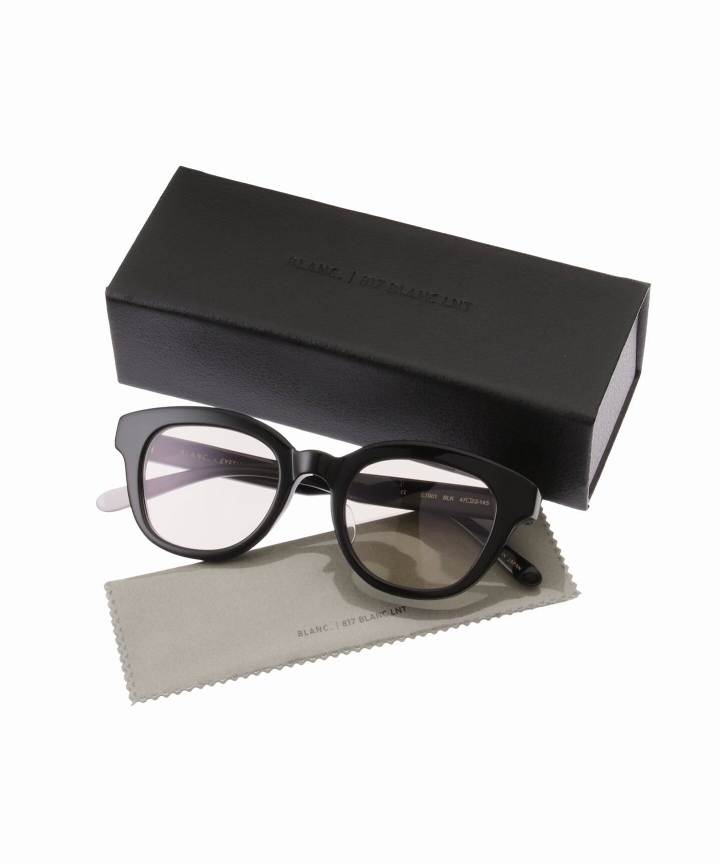 【美品】BLANC../ブラン 別注 ET001-PC BLACK 調光レンズ BLANC.. 別注 ET001 BLACK / L.BRN - GRY ex Sunglasses（サングラス