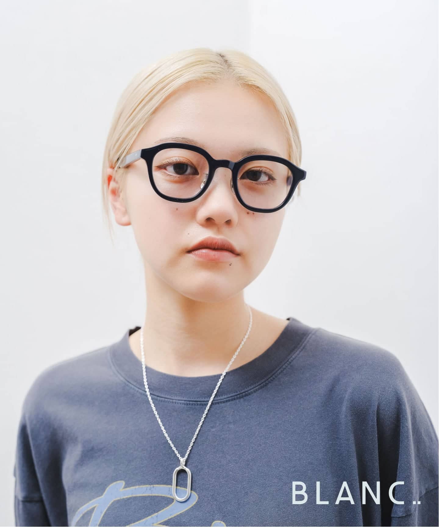 BLANC.. 別注 ET004 NAVY / L.GRY - GRY ex Sunglasses（サングラス