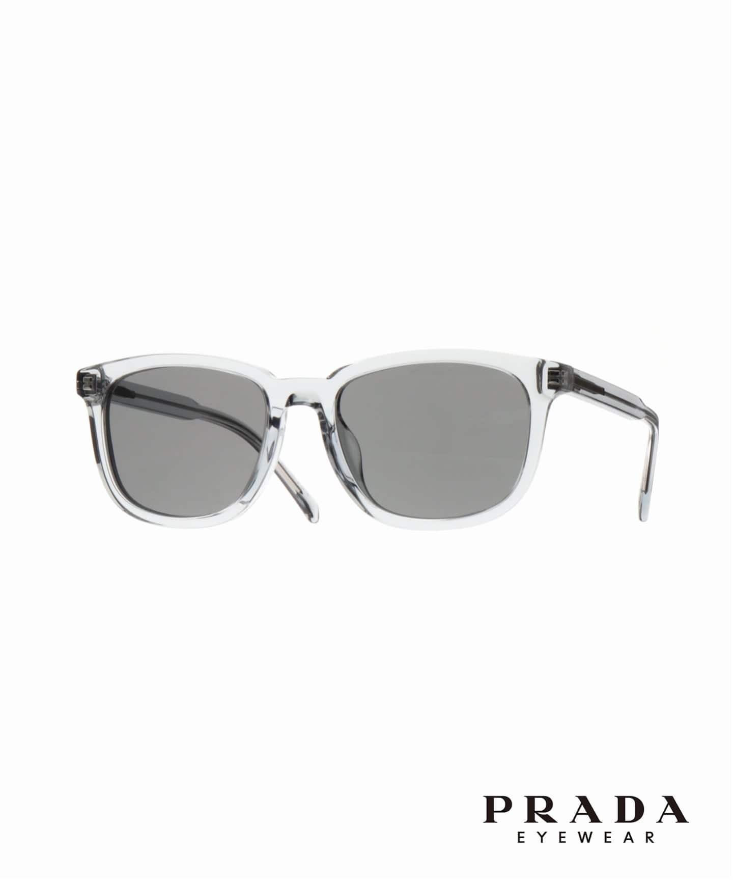 【美品】PRADA グレー サングラス ケース付き PRADA A21SF19T17555 Sunglasses（サングラス）｜EYETHINK（アイシンク