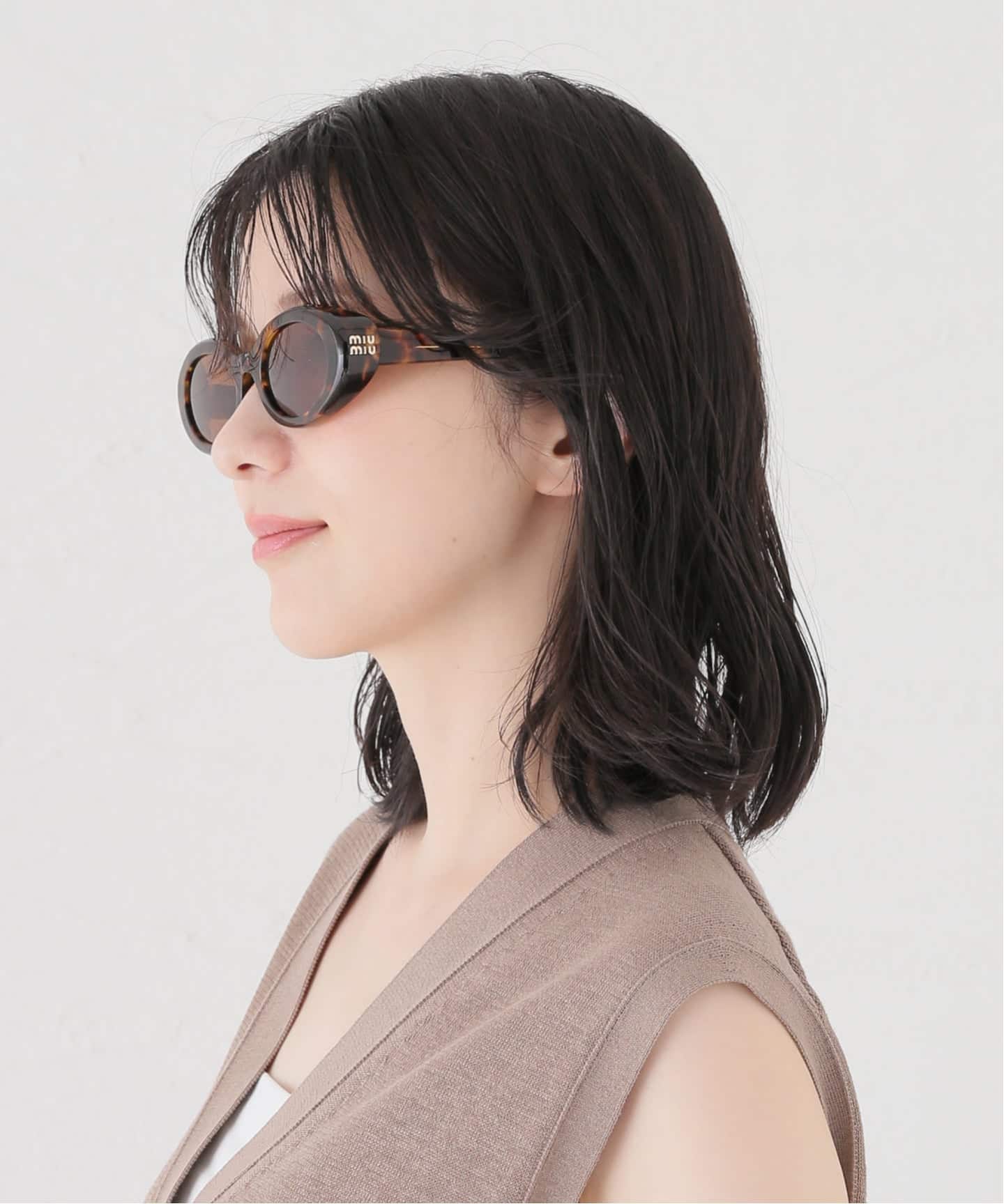 MIU ケース付き Lサイズ サングラス MIU MIU MIU Sunglasses（サングラス ミュウミュウ】04ZSFVAU50D50 / 小物