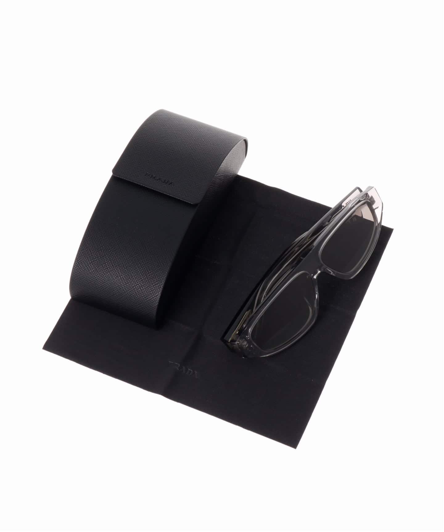 【美品】PRADA グレー サングラス ケース付き PRADA C02SF10J80Q58 Sunglasses（サングラス）｜EYETHINK（アイシンク