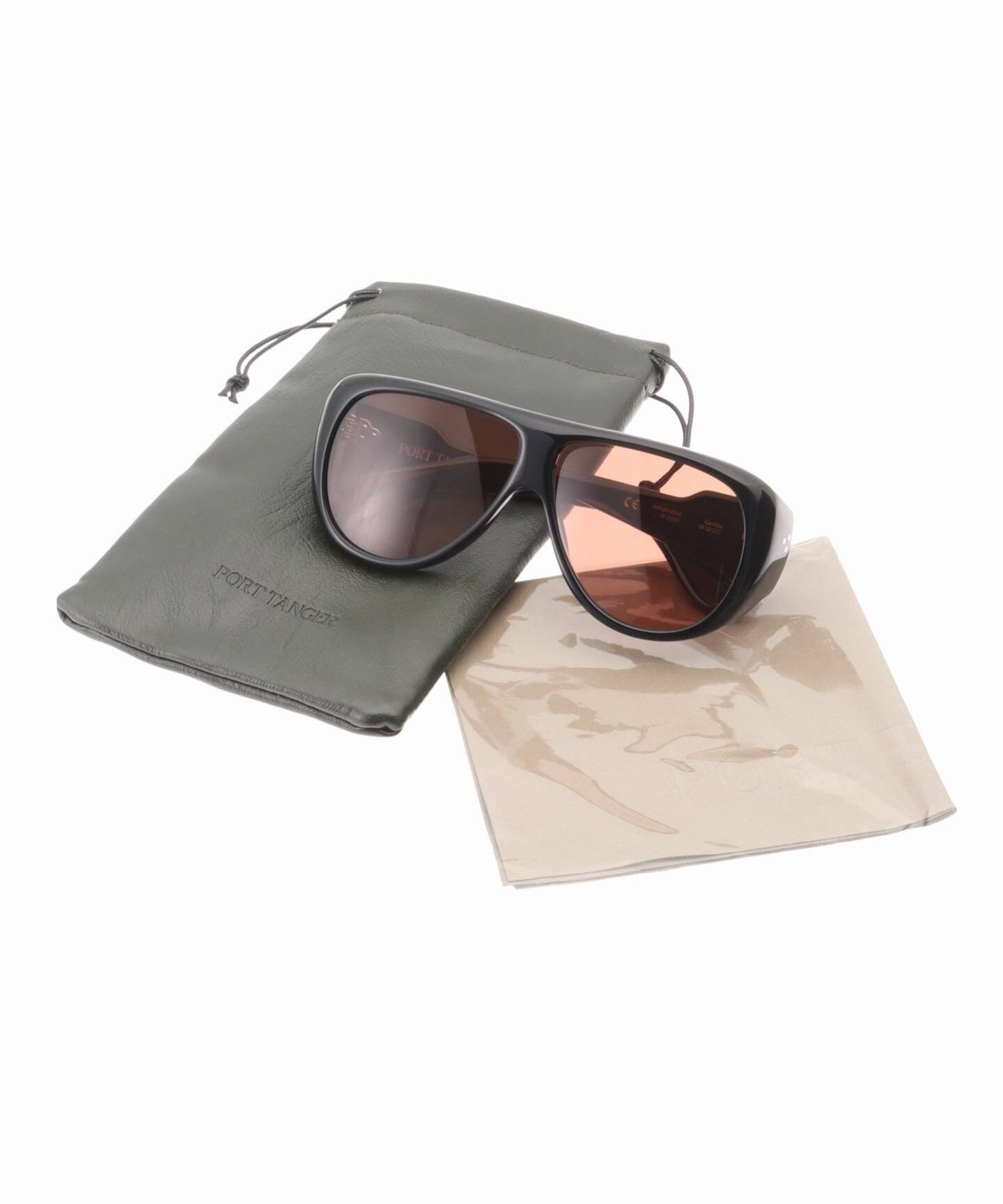 PORT TANGER GAMBIA BLACK/TOBACCO Sunglasses（サングラス