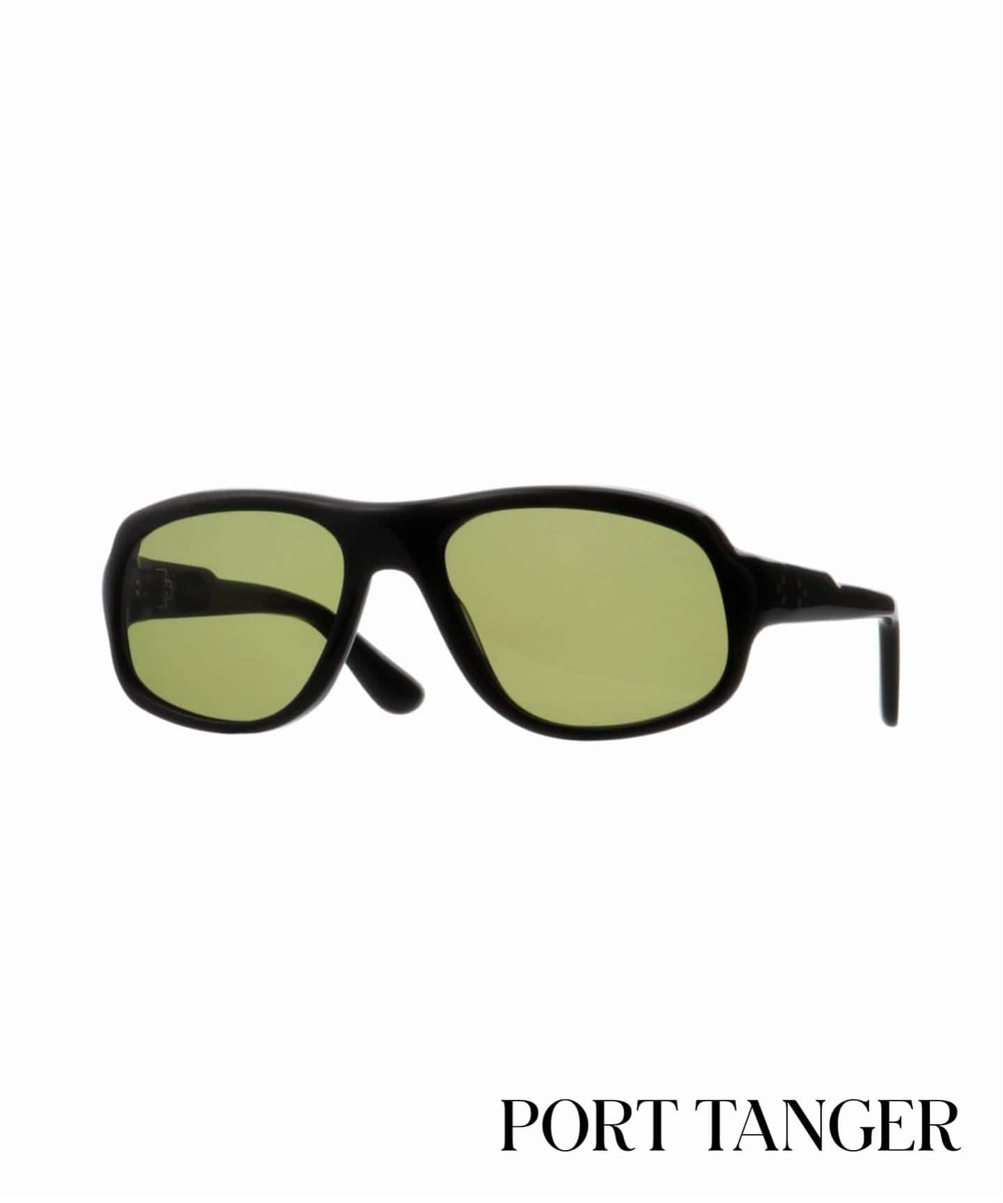 PORT TANGER BAMBA BLACK/DARK GREEN Sunglasses（サングラス