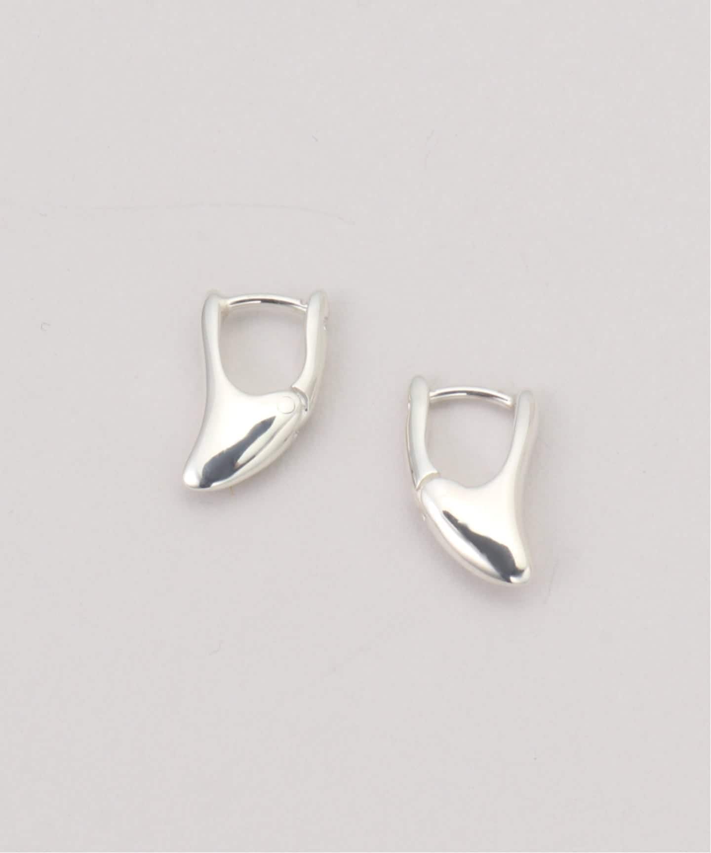 R.ALAGAN TINY MOON HOOPS SILVER（ピアス（両耳用））｜EYETHINK