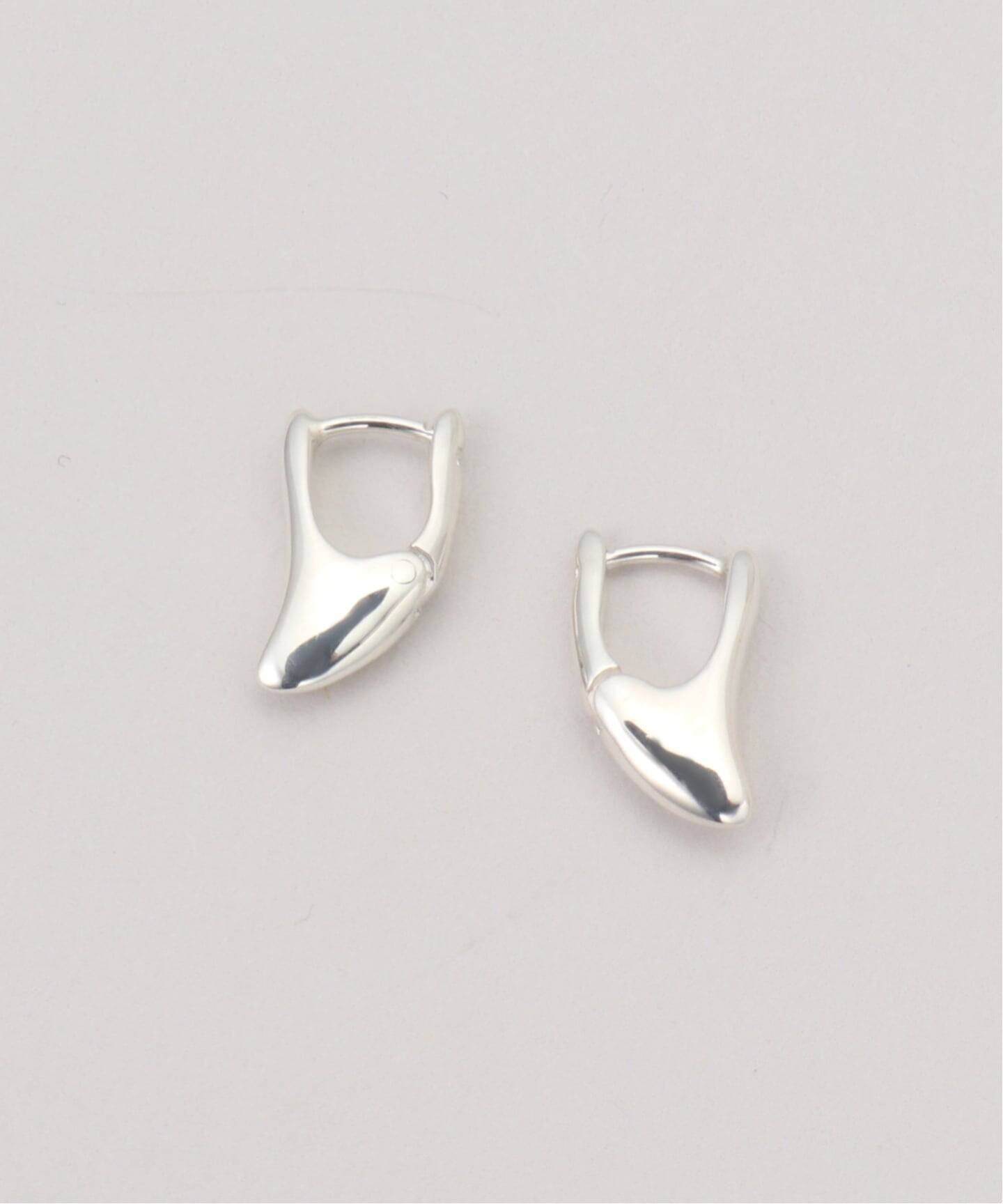 R.ALAGAN TINY MOON HOOPS SILVER（ピアス（両耳用））｜EYETHINK 