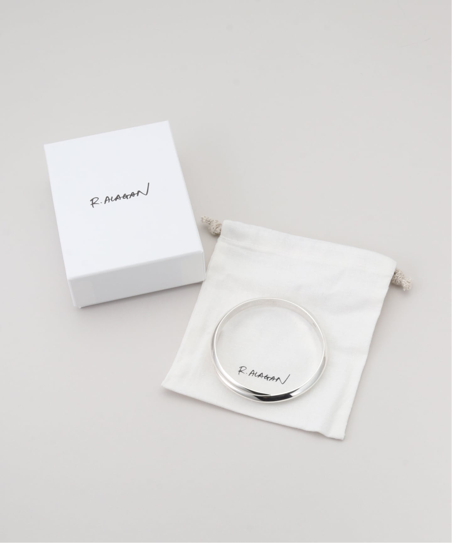 R.ALAGAN LARGE WILLOW BANGLE SILVER（ブレスレット・バングル