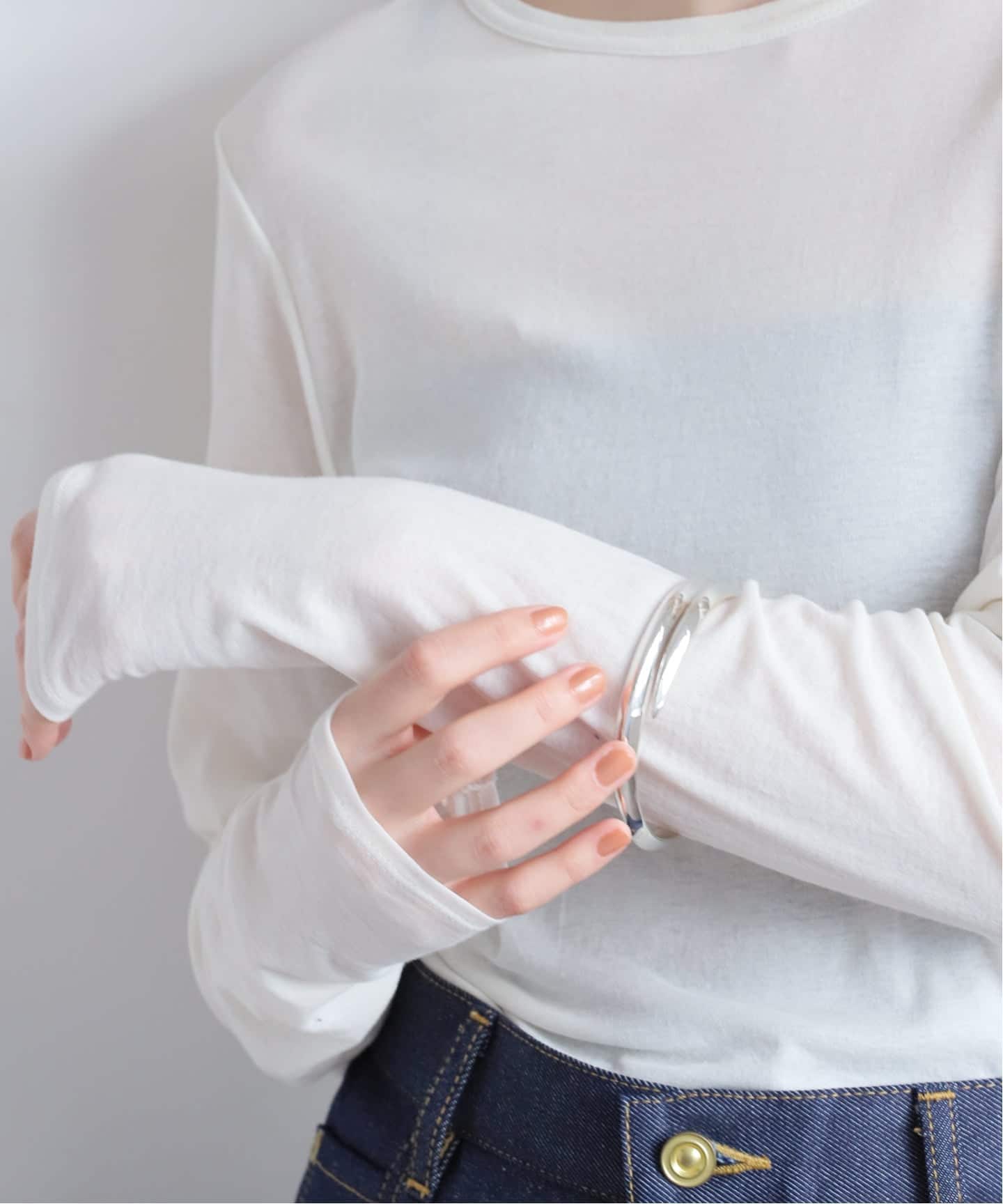 R.ALAGAN LARGE WILLOW BANGLE SILVER（ブレスレット・バングル