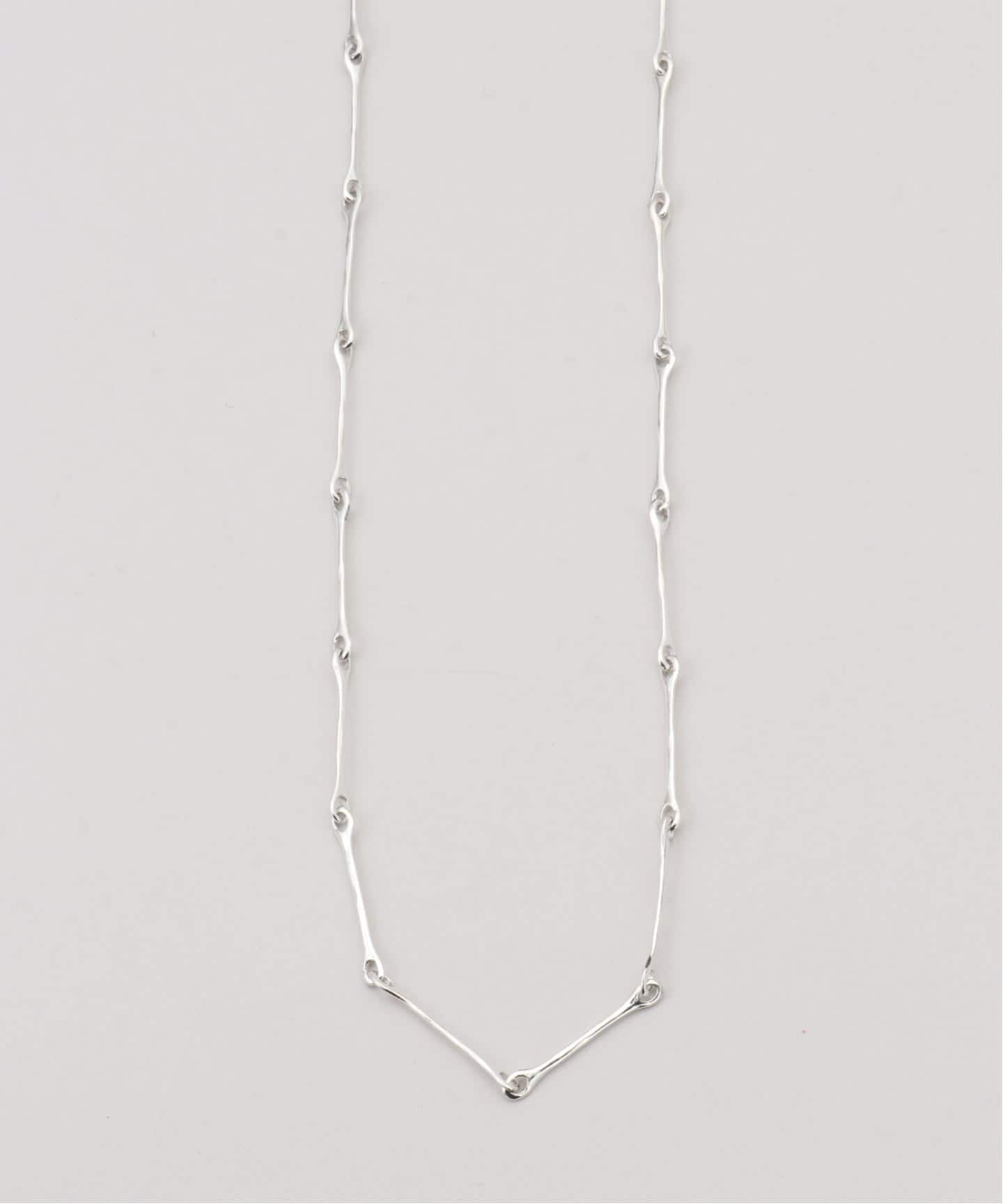 R.ALAGAN THIN FIBULA CHAIN NECKLACE SILVER（ネックレス）｜EYETHINK