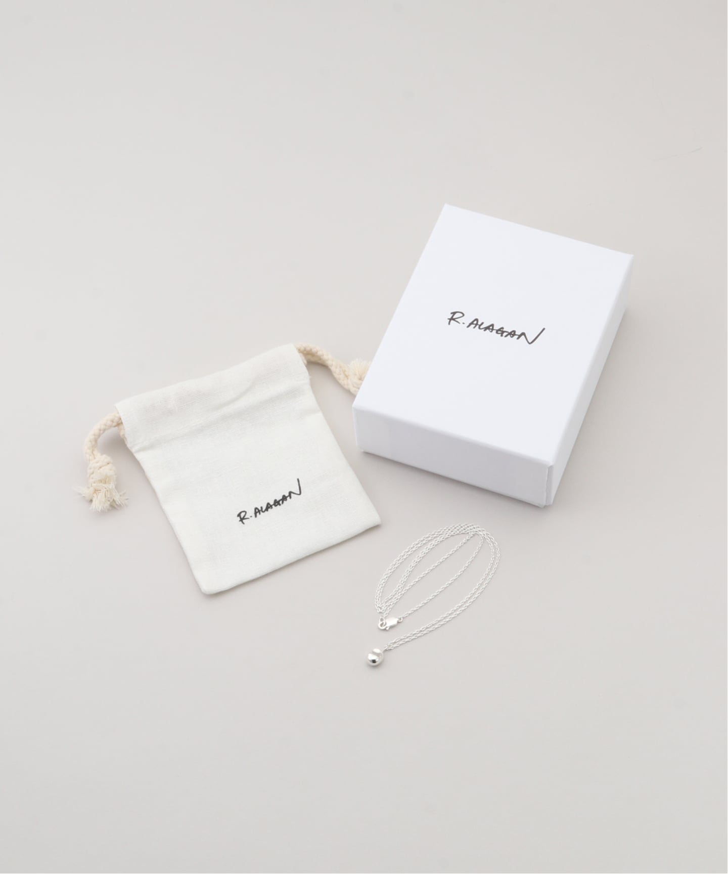 R.ALAGAN BABY SILVER PEARL NECKLACE SILVER（ネックレス）｜EYETHINK