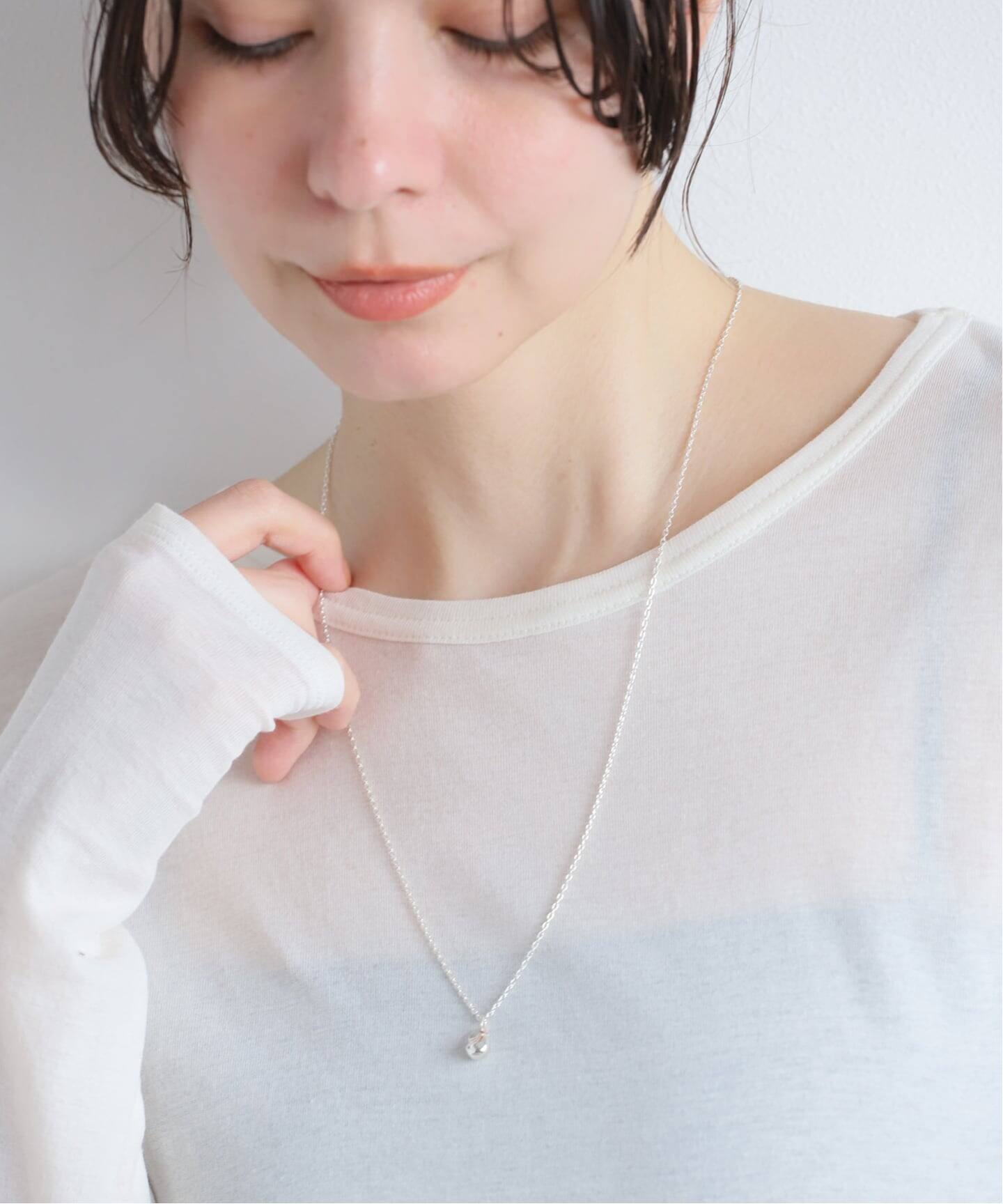 R.ALAGAN BABY SILVER PEARL NECKLACE SILVER（ネックレス）｜EYETHINK