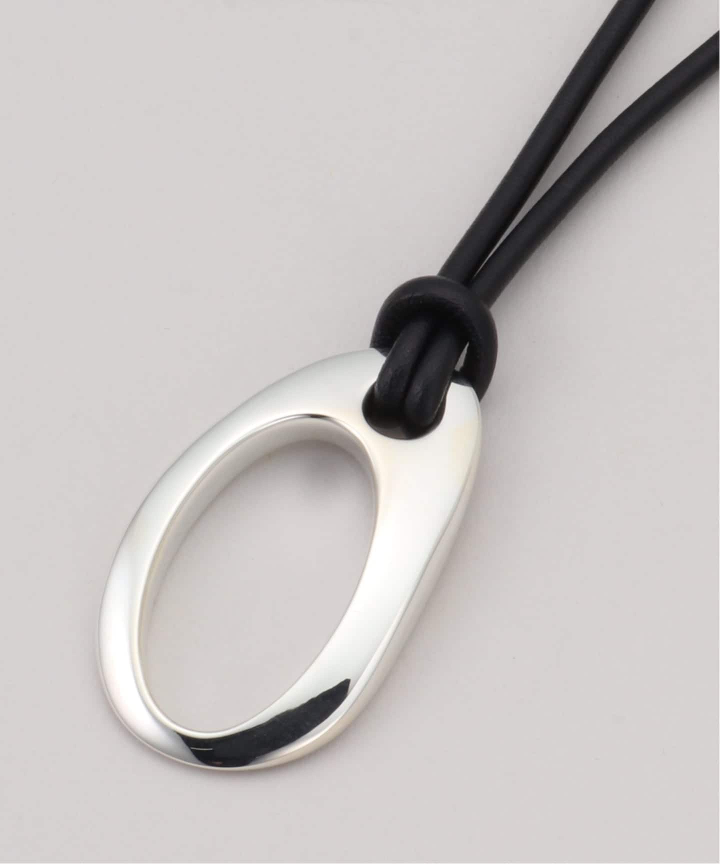 R.ALAGAN IKEBANA RING with code SILVER/BLACK（ネックレス