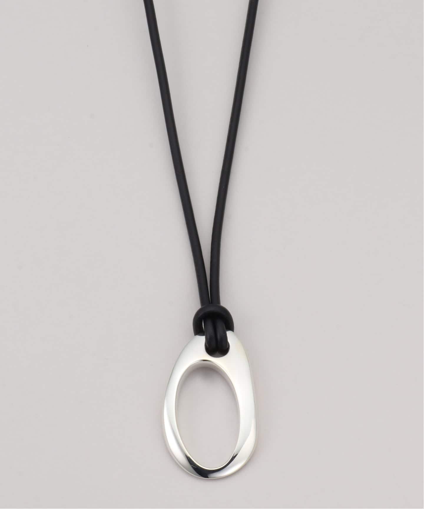 R.ALAGAN IKEBANA RING with code SILVER/BLACK（ネックレス