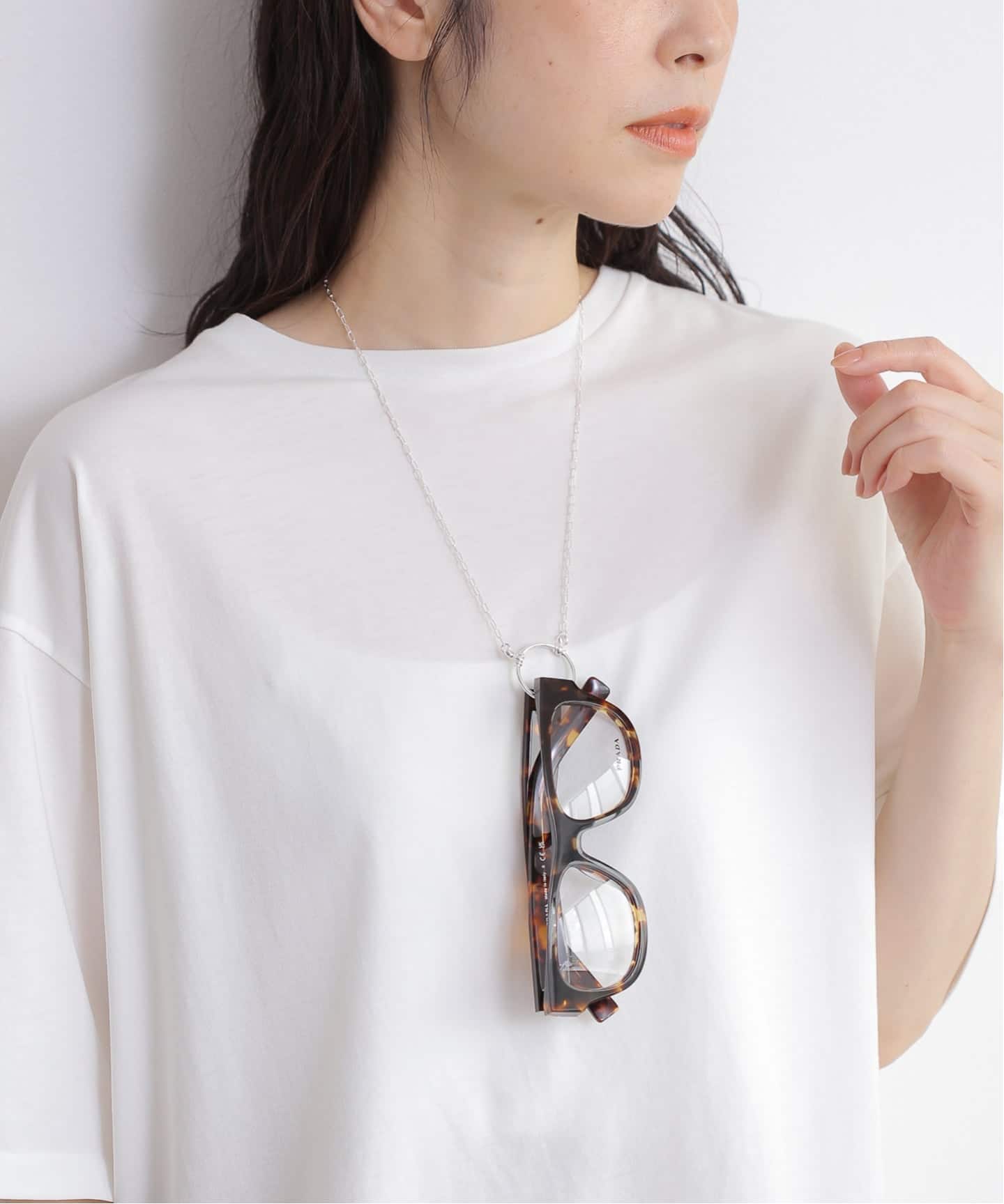 LA LOOP The Agnes Mini Selene Silver / Glass holder（ネックレス