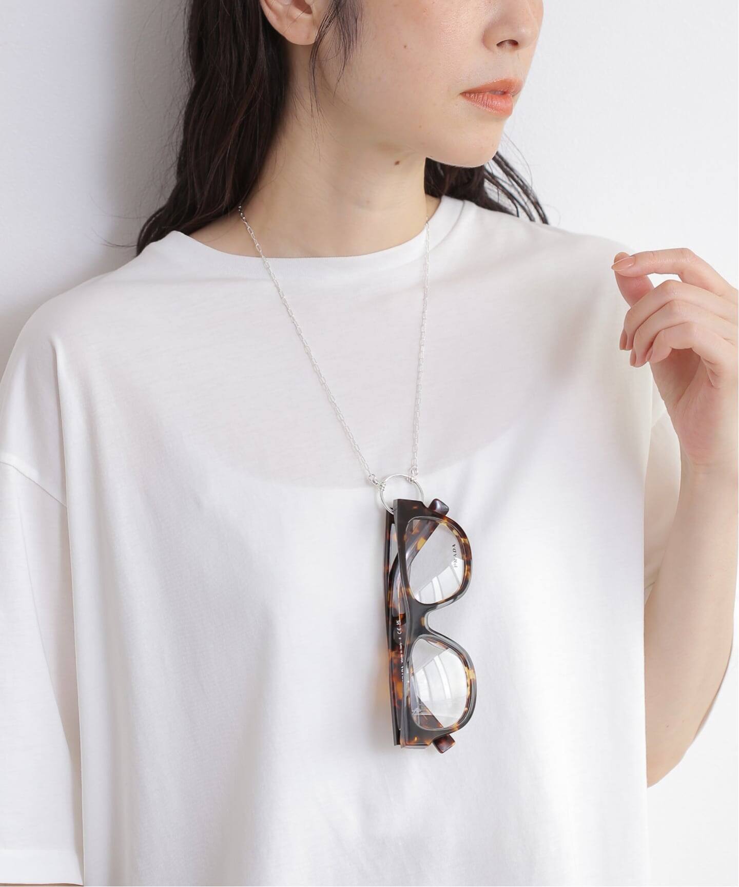 LA LOOP The Agnes Mini Selene Silver / Glass holder（ネックレス 