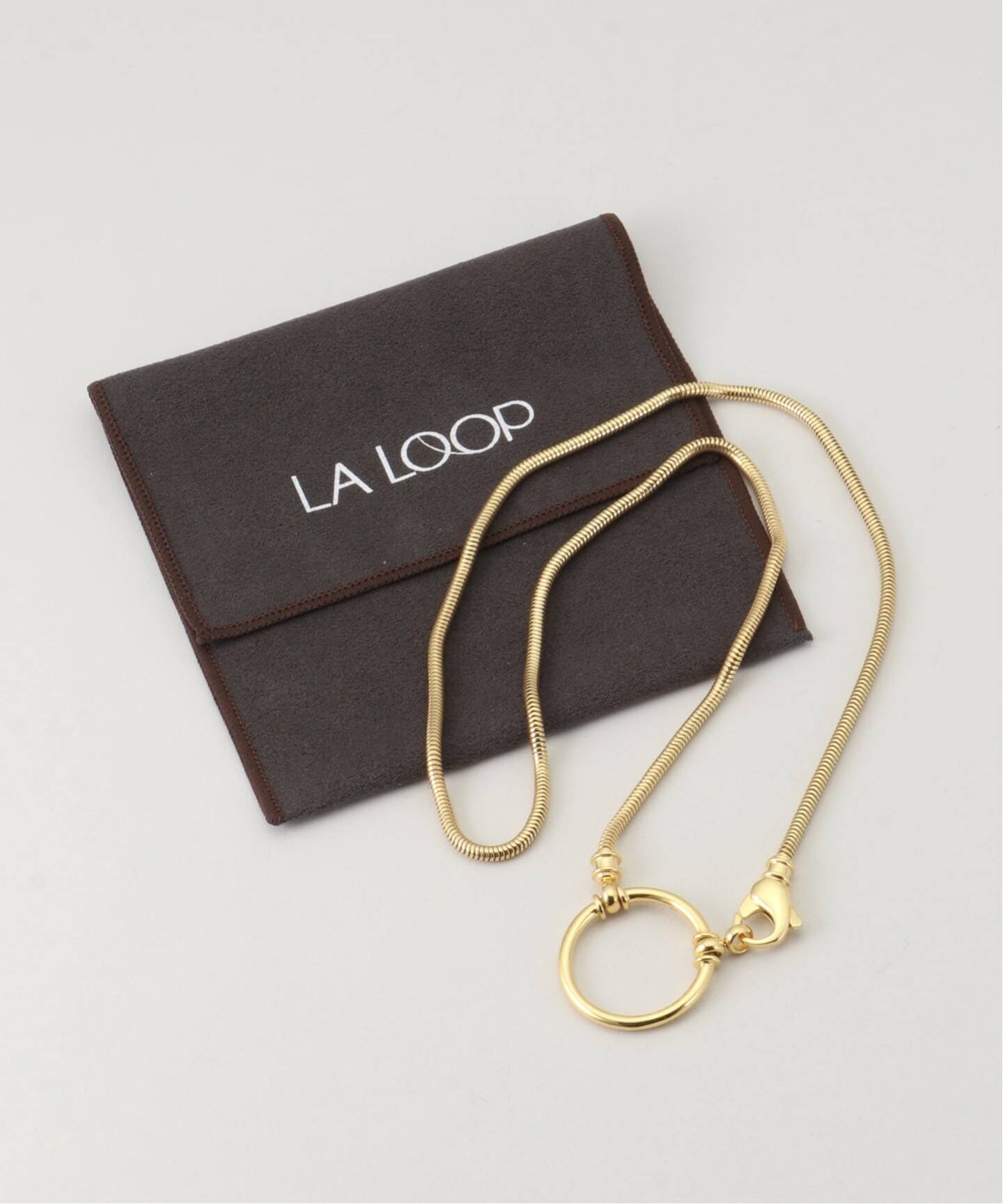 LA LOOP The Lea 22 Gold / Glass holder（ネックレス）｜EYETHINK