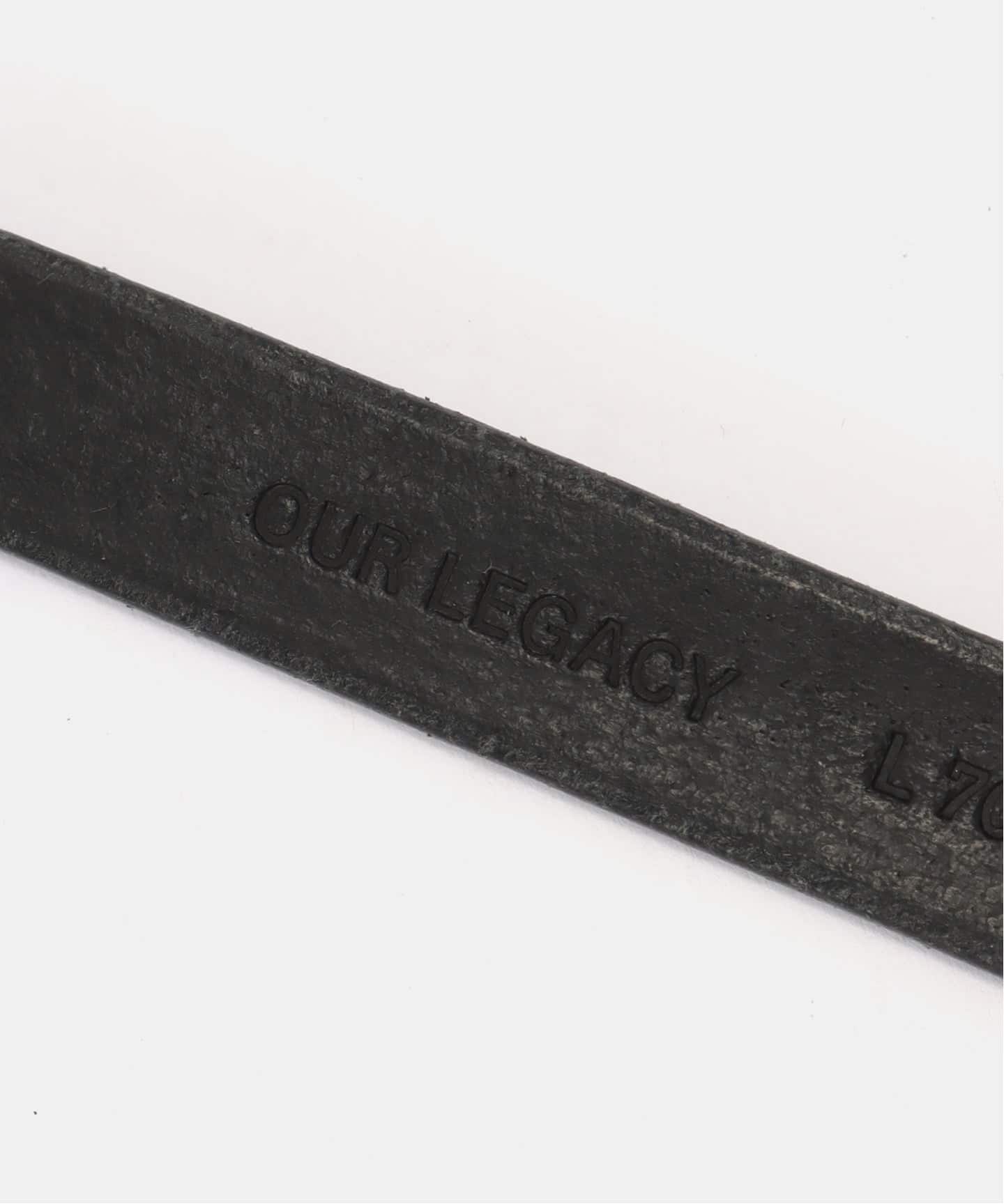 OUR LEGACY 2 CM BELT Black 70（ベルト）｜EYETHINK（アイシンク）の