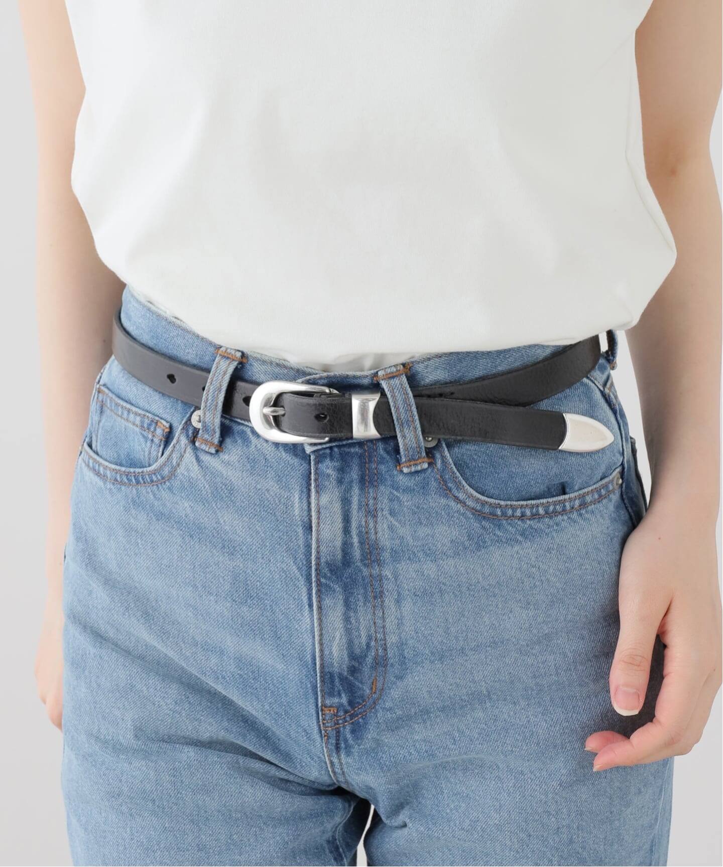 OUR LEGACY 2 CM BELT Black 70（ベルト）｜EYETHINK（アイシンク）の