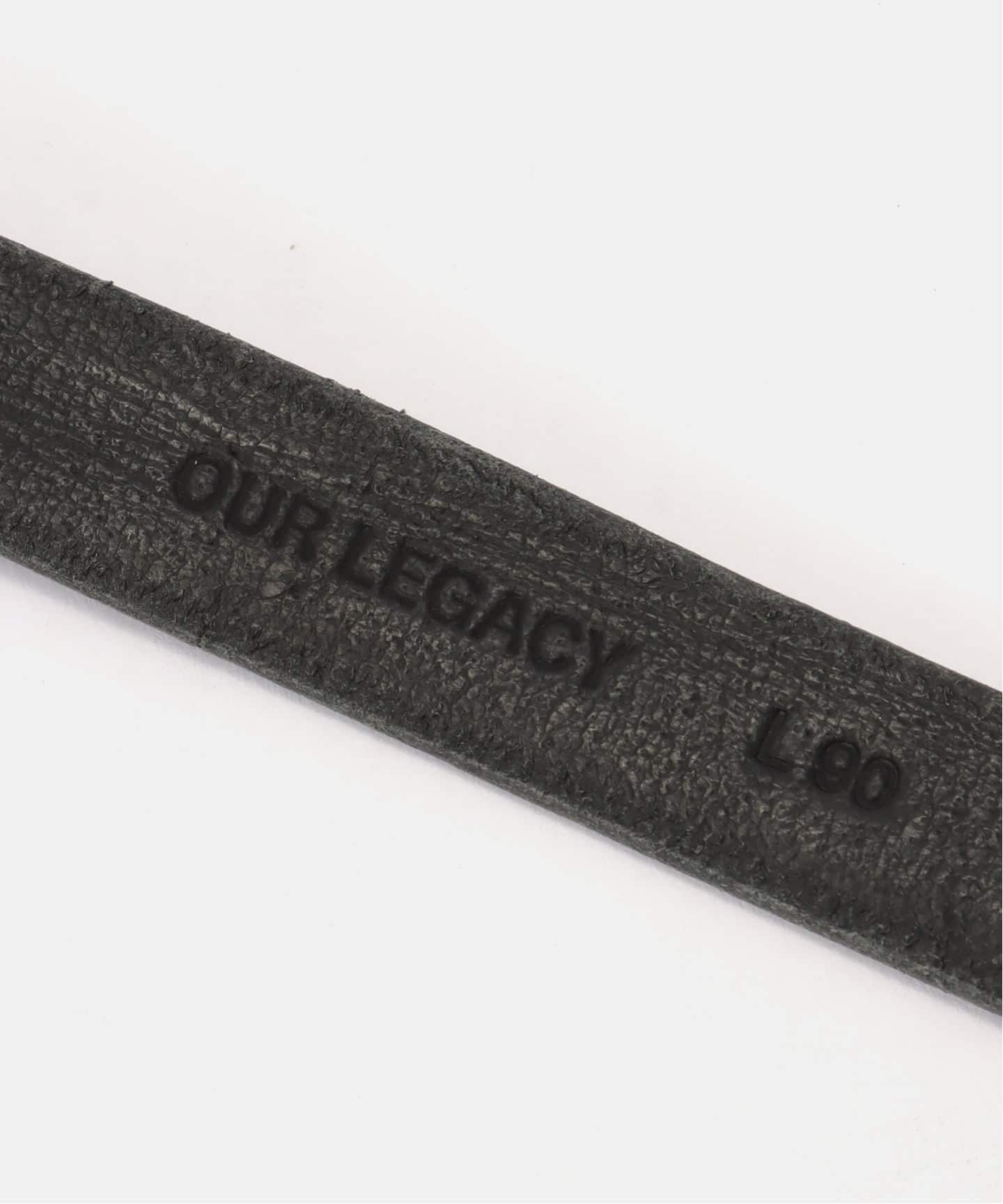 OUR LEGACY 2 CM BELT Black 90（ベルト）｜EYETHINK（アイシンク）の