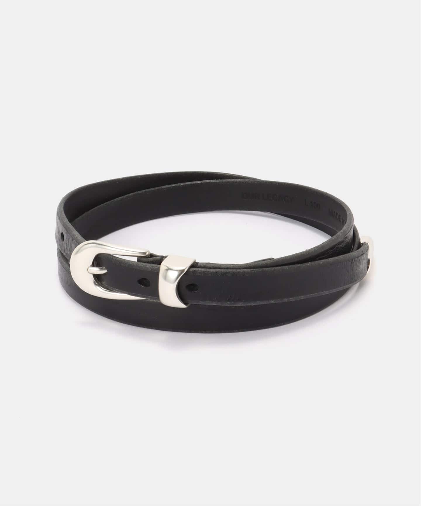 OUR LEGACY 2 CM BELT Black 100（ベルト）｜EYETHINK（アイシンク）の