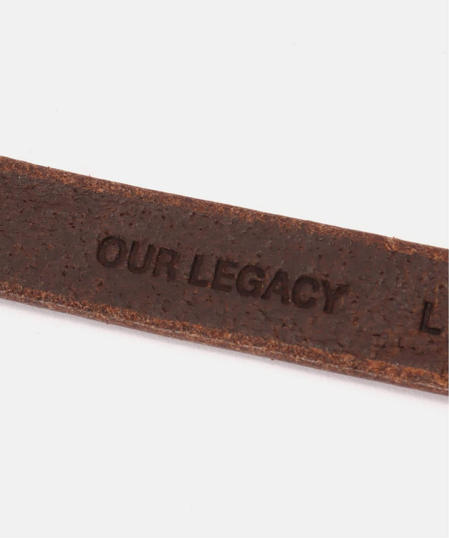 OUR LEGACY 2 CM BELT Brown 90（ベルト）｜EYETHINK（アイシンク）の