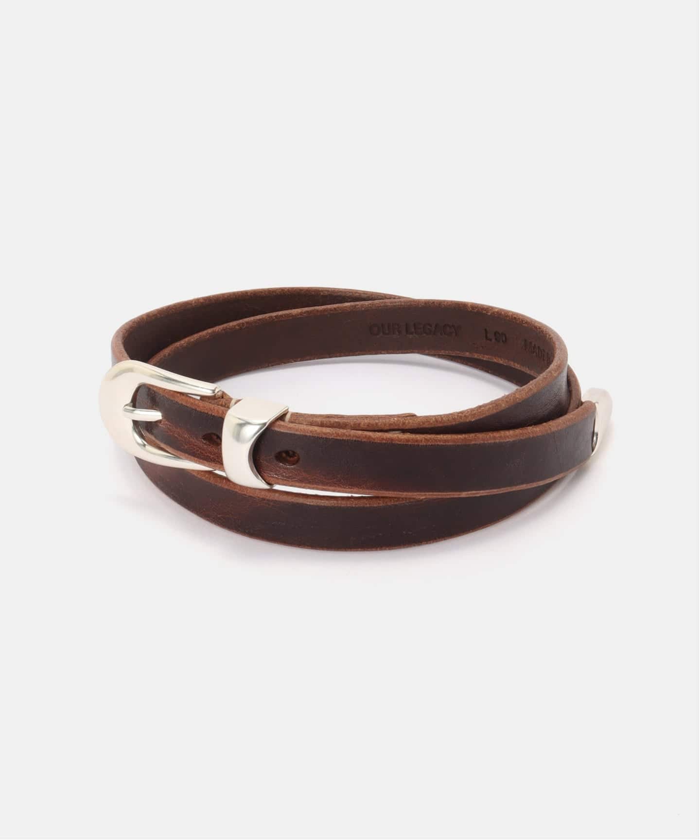 OUR LEGACY 2 CM BELT Brown 90（ベルト）｜EYETHINK（アイシンク）の