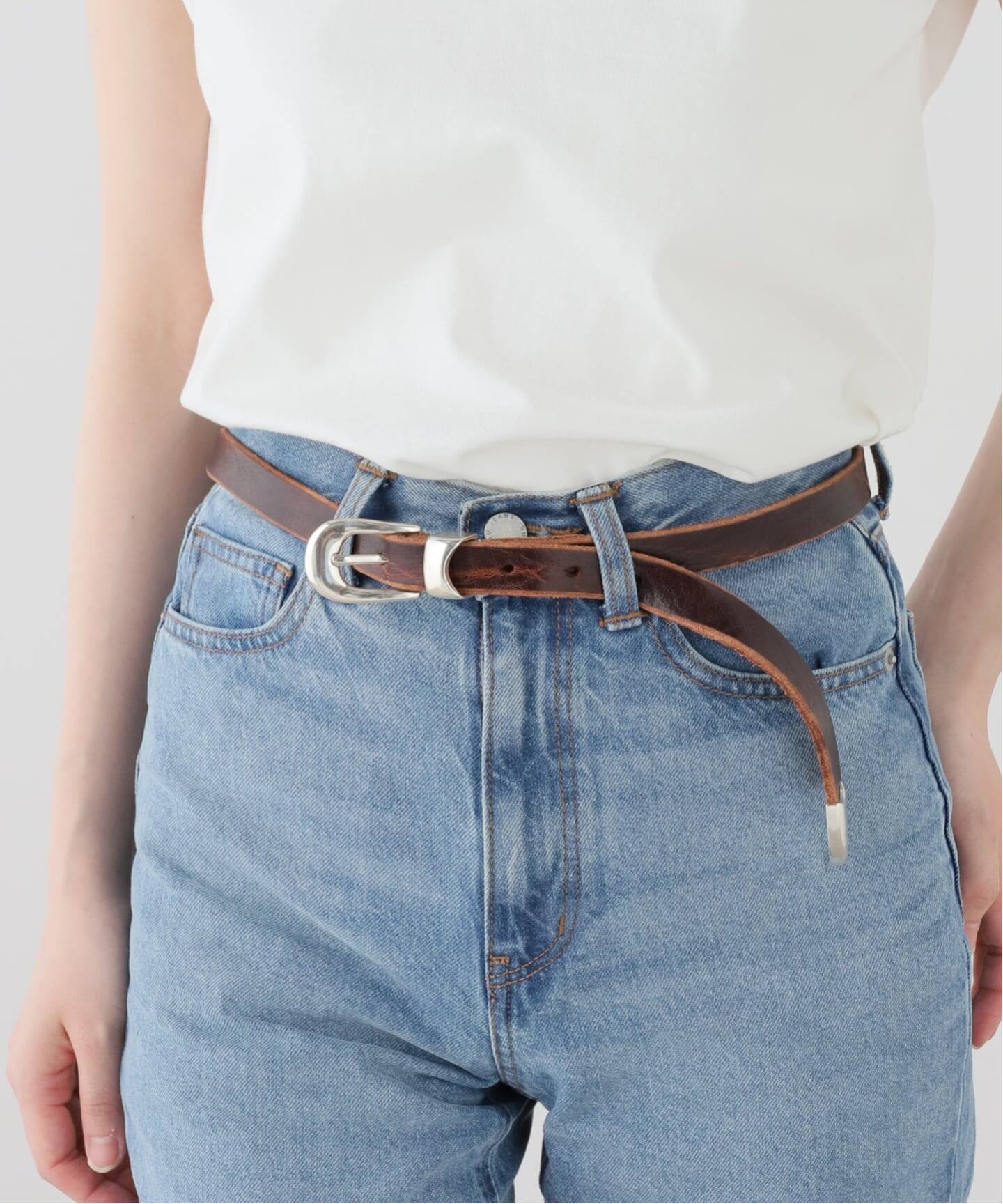OUR LEGACY 2 CM BELT Brown 100（ベルト）｜EYETHINK（アイシンク）の
