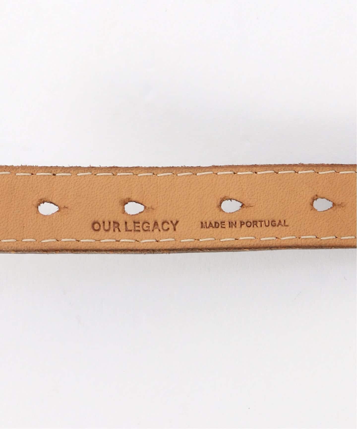 OUR LEGACY WAVE BRACELET Black Chromexcel Leathe（ブレスレット