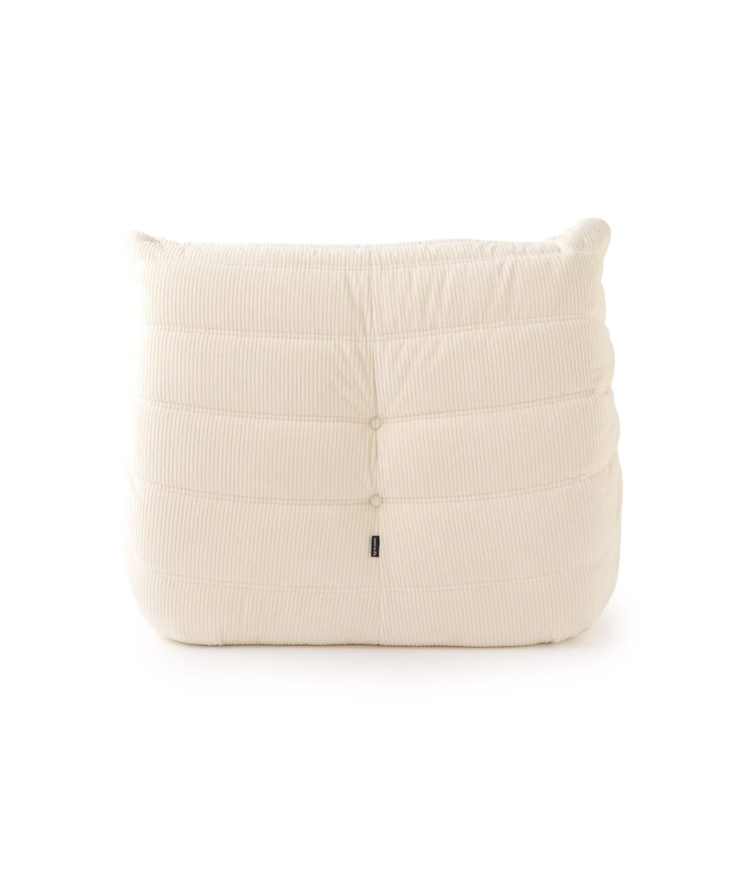 リーンロゼ　ホワイト皮革　オットマン ligne roset（リーン・ロゼ） TOGO トーゴ パフ オットマン 腰掛け 1人