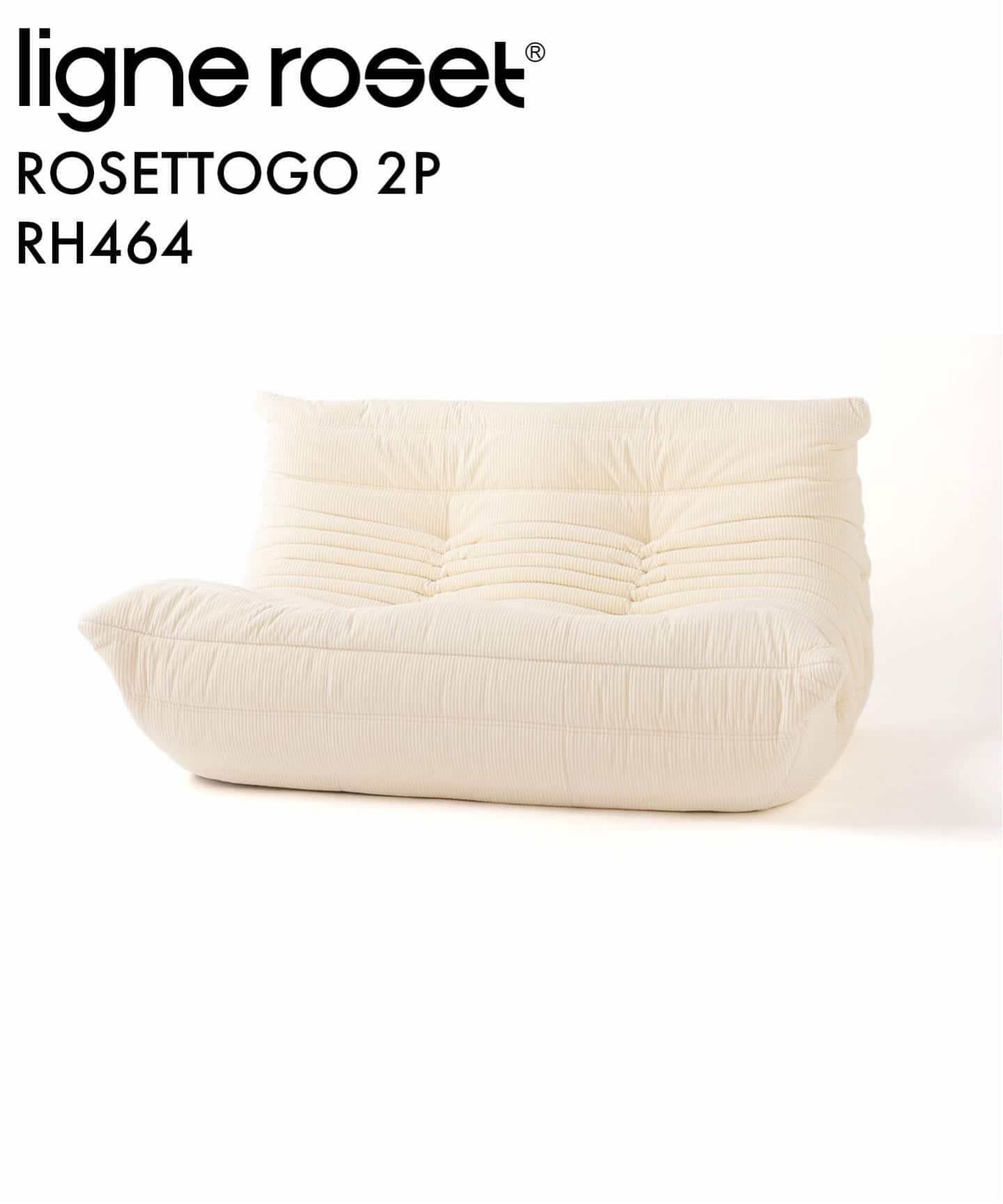 土日限定価格　リーンロゼ　トーゴ2P オフホワイト 大型商品》【ligne roset/リーン・ロゼ】ROSETTOGO*NEW RH464 2P