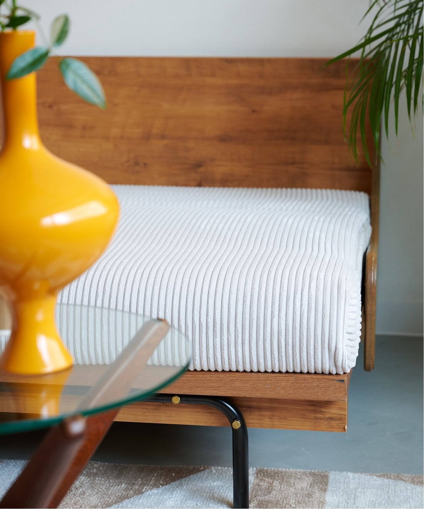 予約》HABITAT EASY COVER 180cm Corduroy (LYG) ハビタソファ