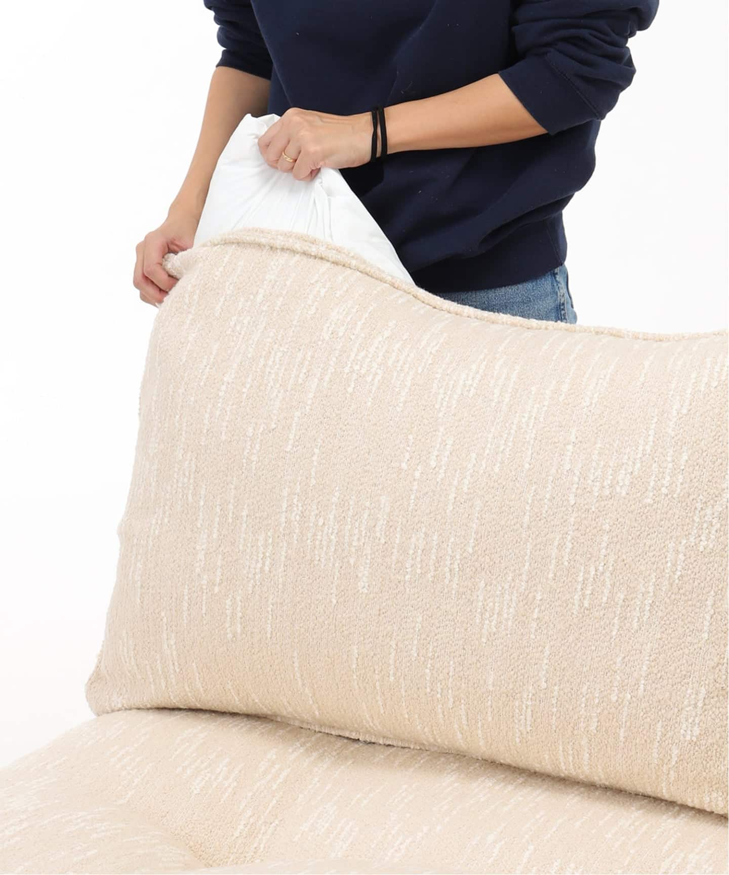 予約》《大型商品》PORTO SOFA Low W1200 (26IV) ポルトソファ