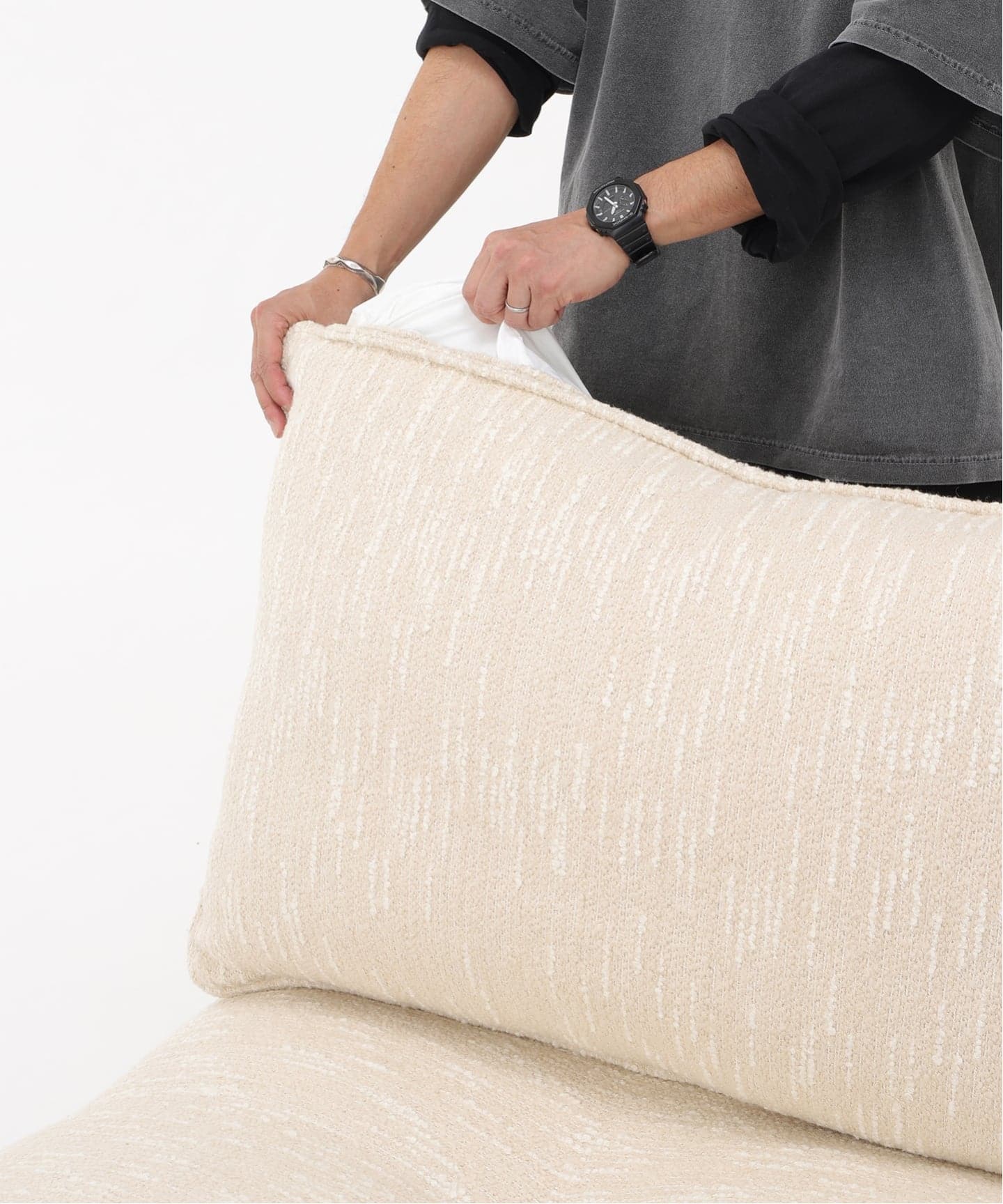 大型商品》PORTO COUCH SOFA Low (26IV) ポルトカウチソファ