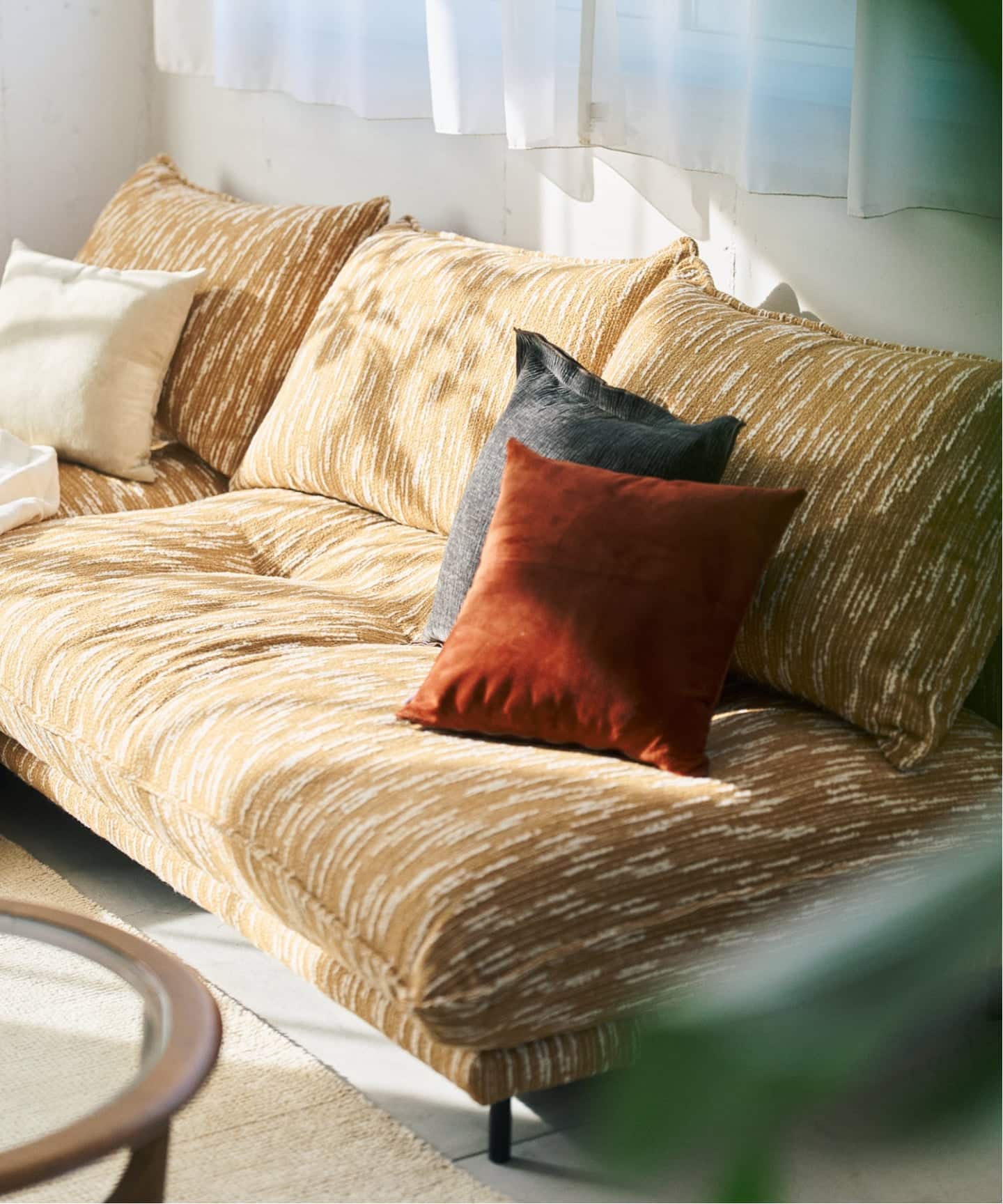 大型商品》PORTO SOFA Low W1700 (26OR) ポルトソファ オレンジ