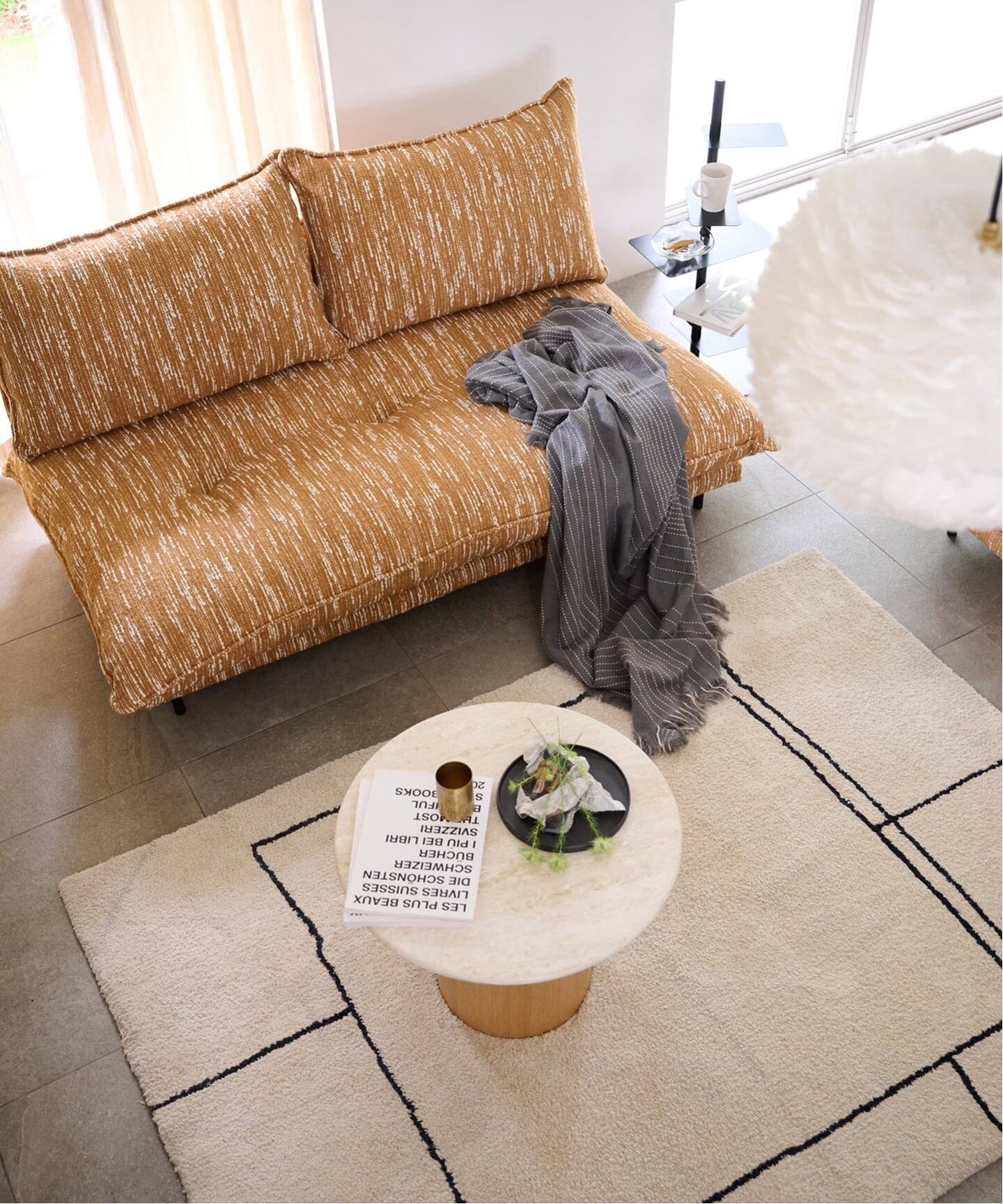 大型商品》PORTO SOFA Low W1700 (26OR) ポルトソファ オレンジ