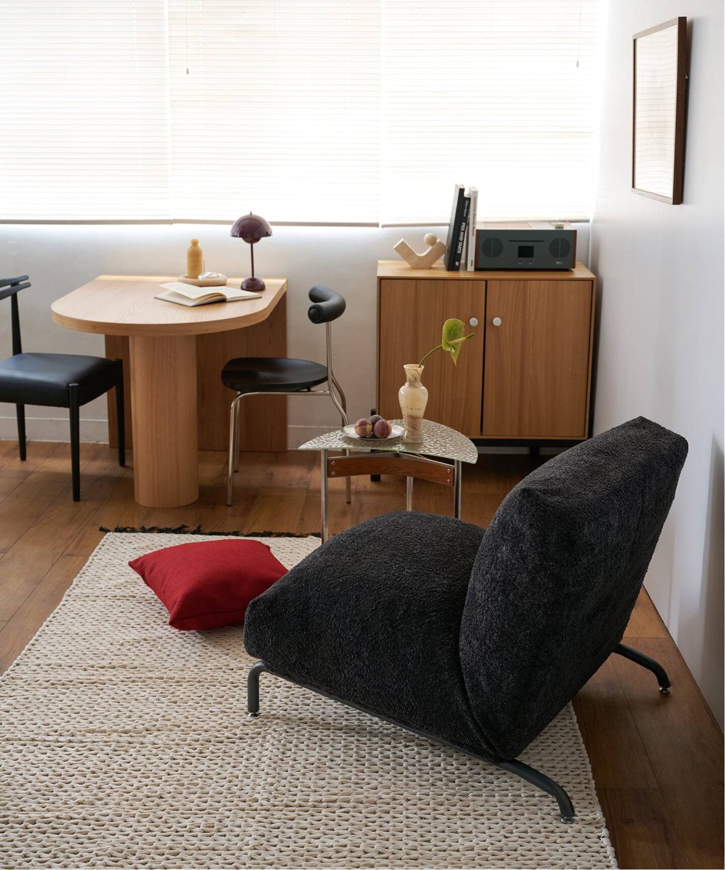 RODEZ CHAIR COVER_Boucle(BK) ※カバーのみ ロデチェア（ソファ
