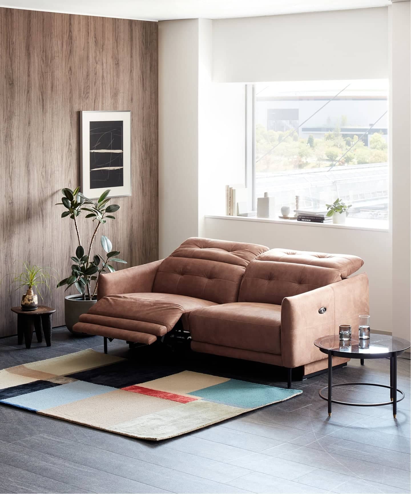 2人掛けソファ SHEFFIELD DGRY SHEFFIELD RECLINING SOFA 2nd グレー シェフィールド 電動ソファ 700
