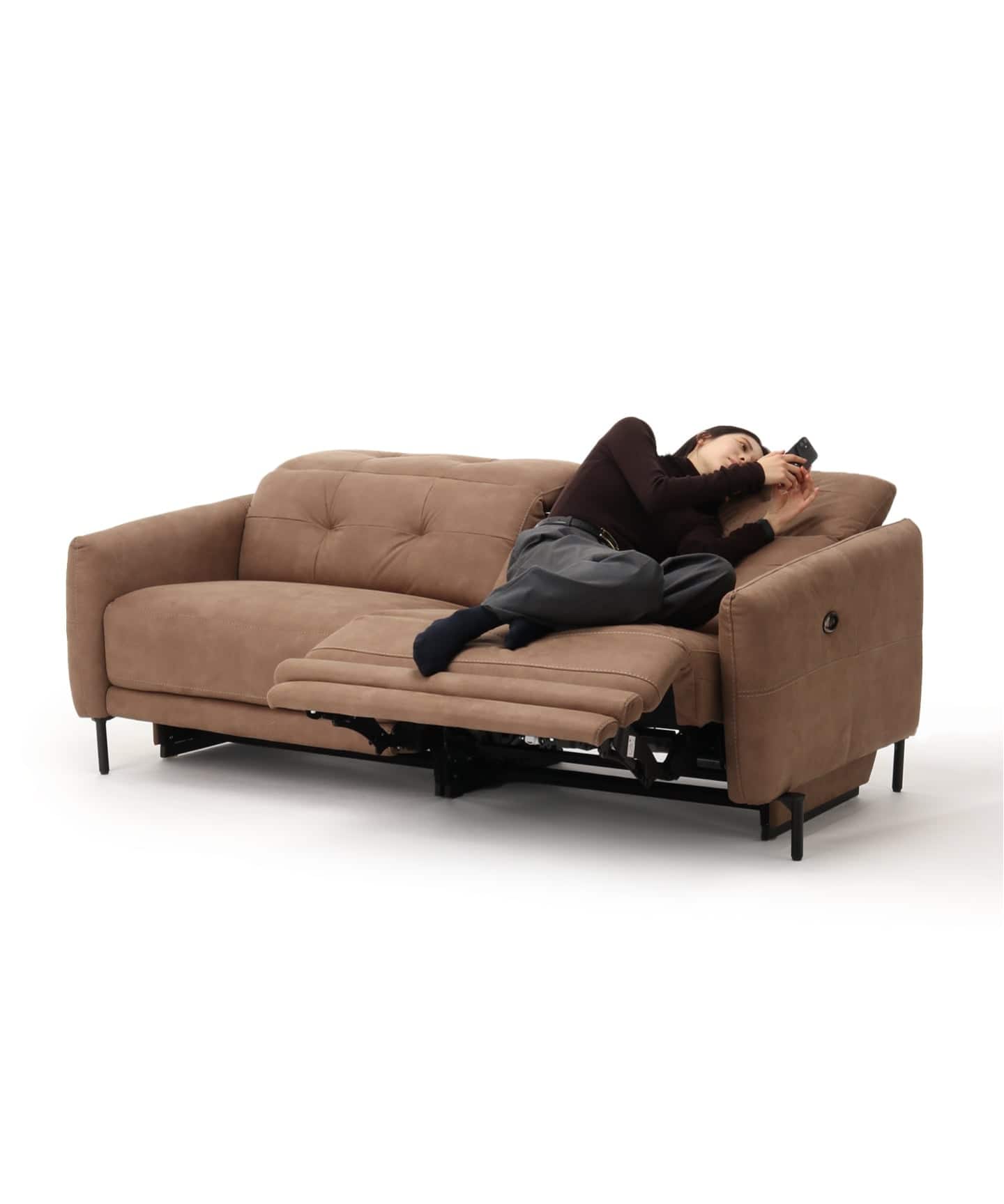 さらに値下げ‼️ジャーナルスタンダードファニチャー アクメファニチャー 電動ソファ 大型商品》SHEFFIELD RECLINING SOFA 2nd TOBACCO シェフィールド 電動