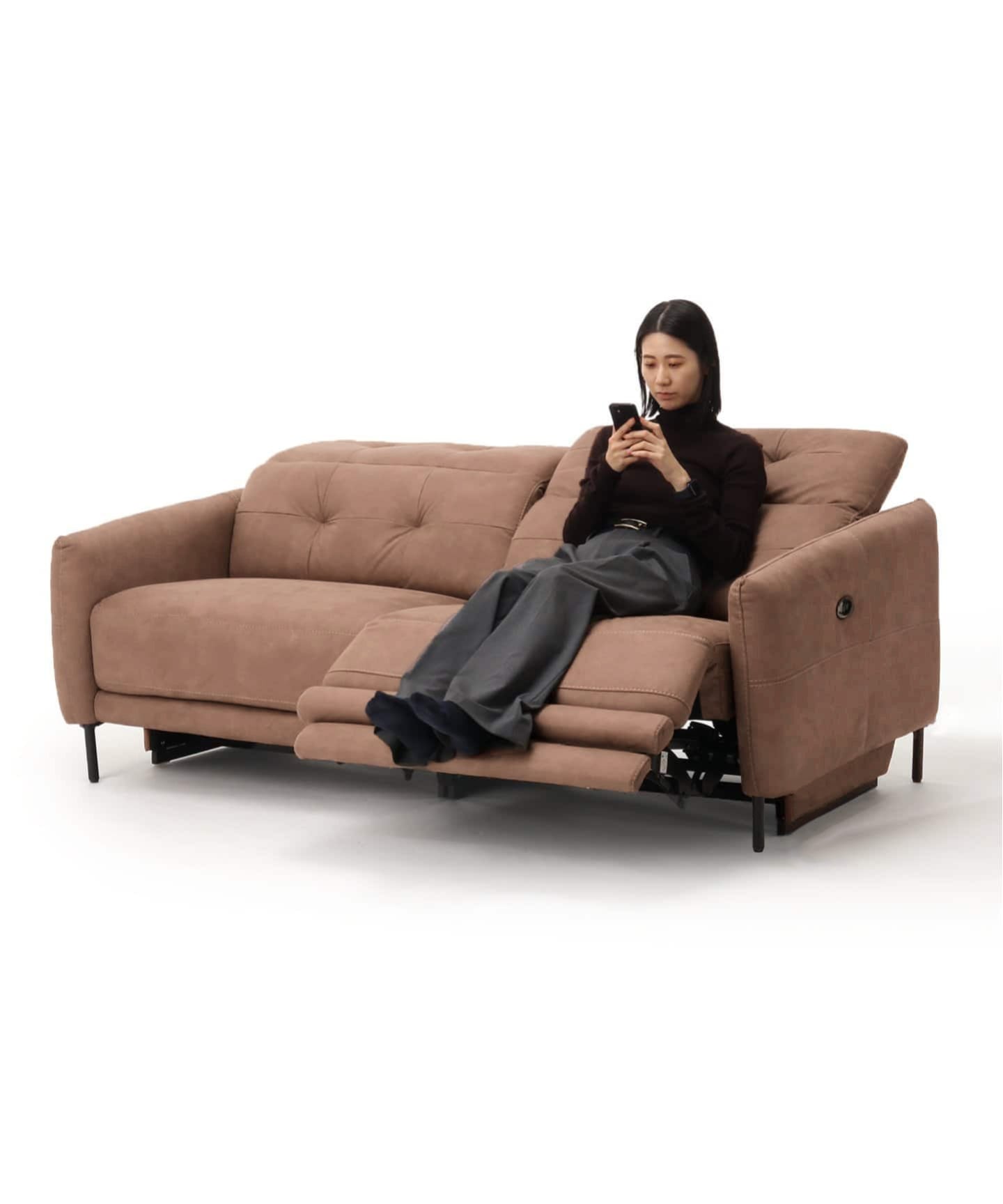 大型商品》SHEFFIELD RECLINING SOFA 2nd TOBACCO シェフィールド 電動