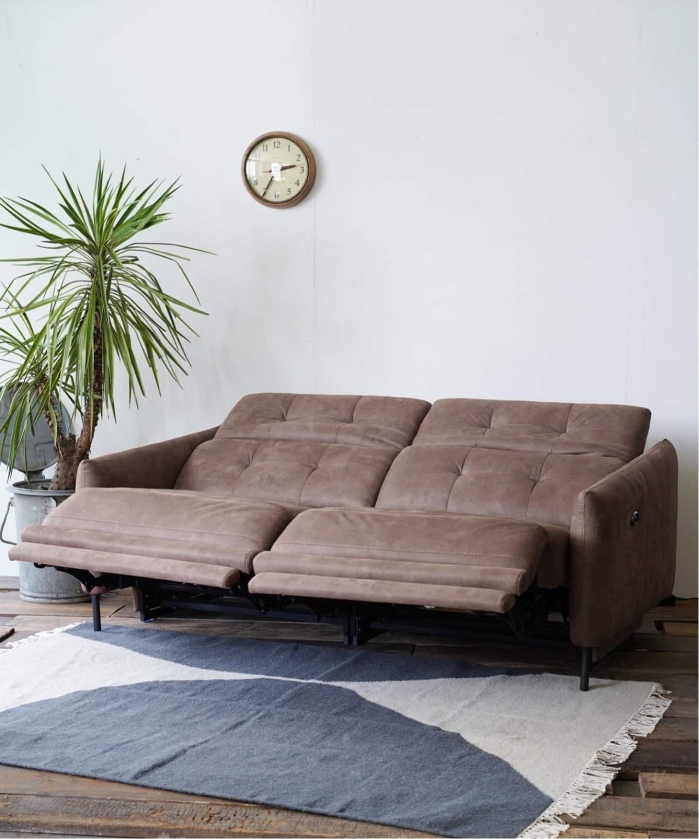 大型商品》SHEFFIELD RECLINING SOFA 2nd TOBACCO シェフィールド 電動