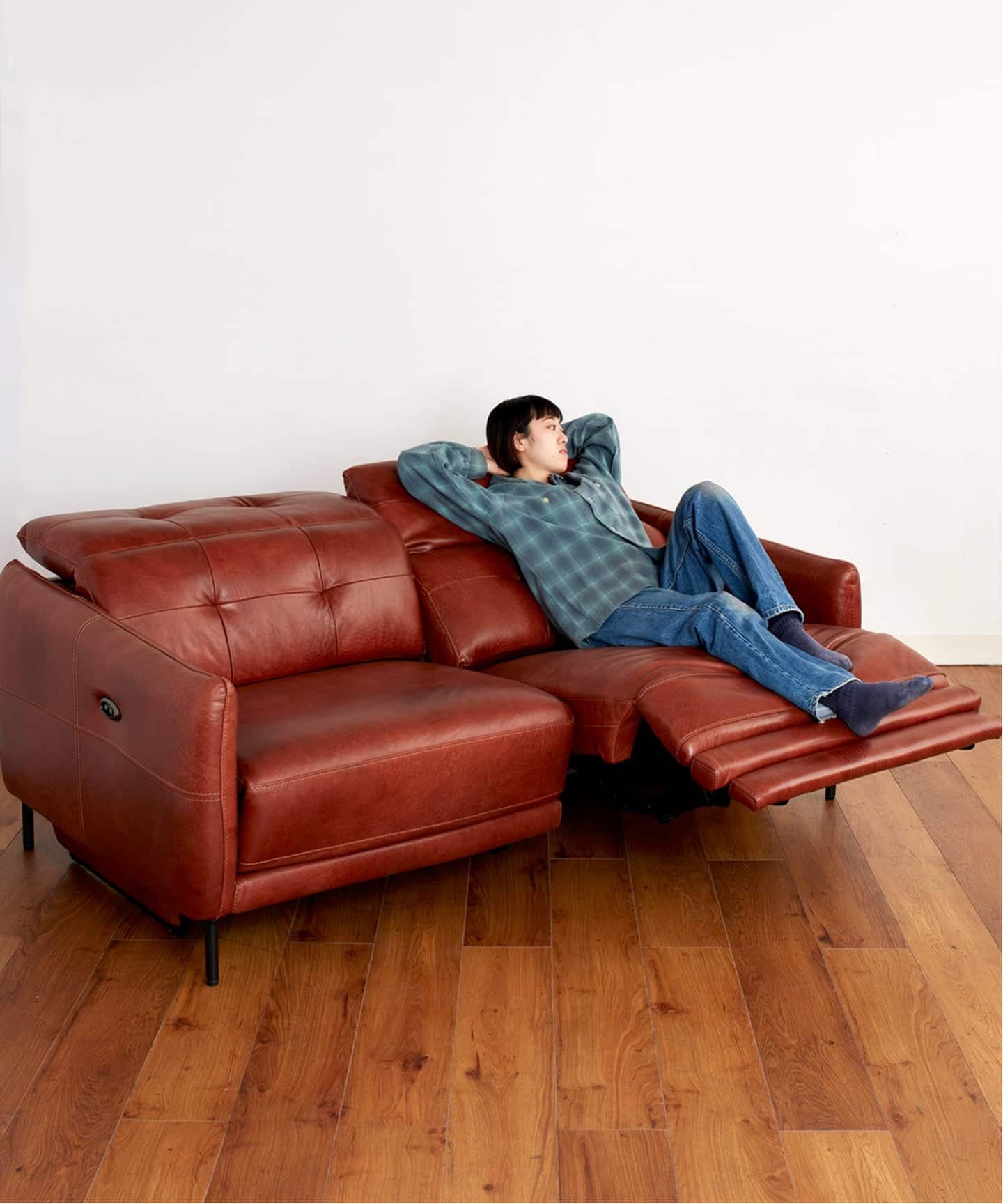 大型商品》SHEFFIELD RECLINING SOFA 2nd レザーRB シェフィールド