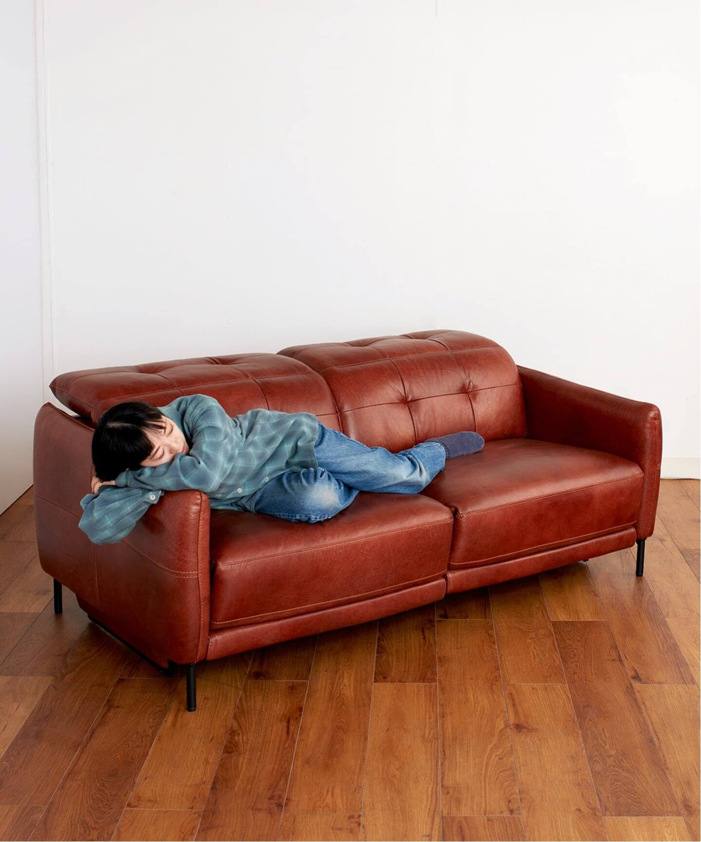 大型商品》SHEFFIELD RECLINING SOFA 2nd レザーRB シェフィールド