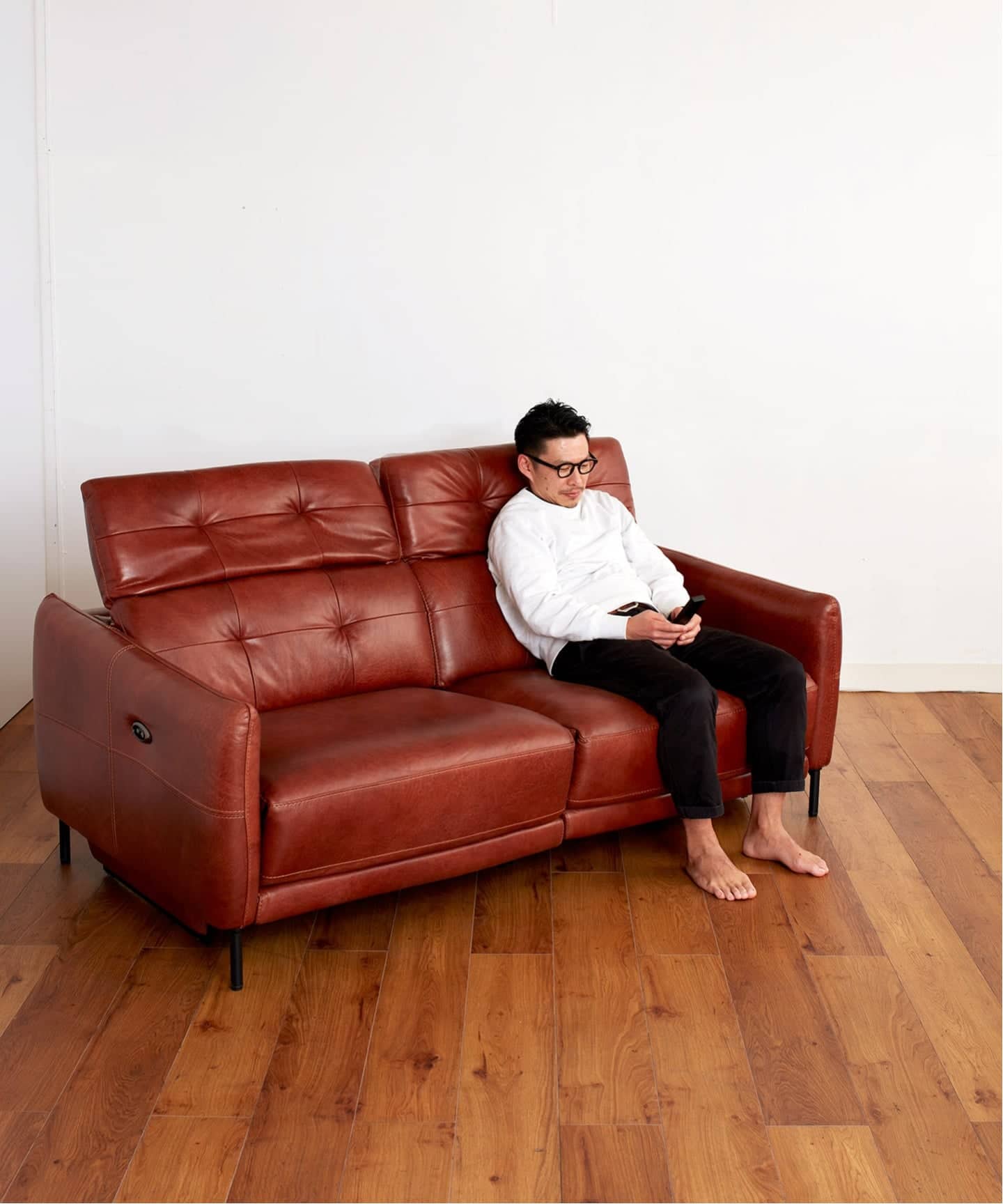大型商品》SHEFFIELD RECLINING SOFA 2nd レザーRB シェフィールド