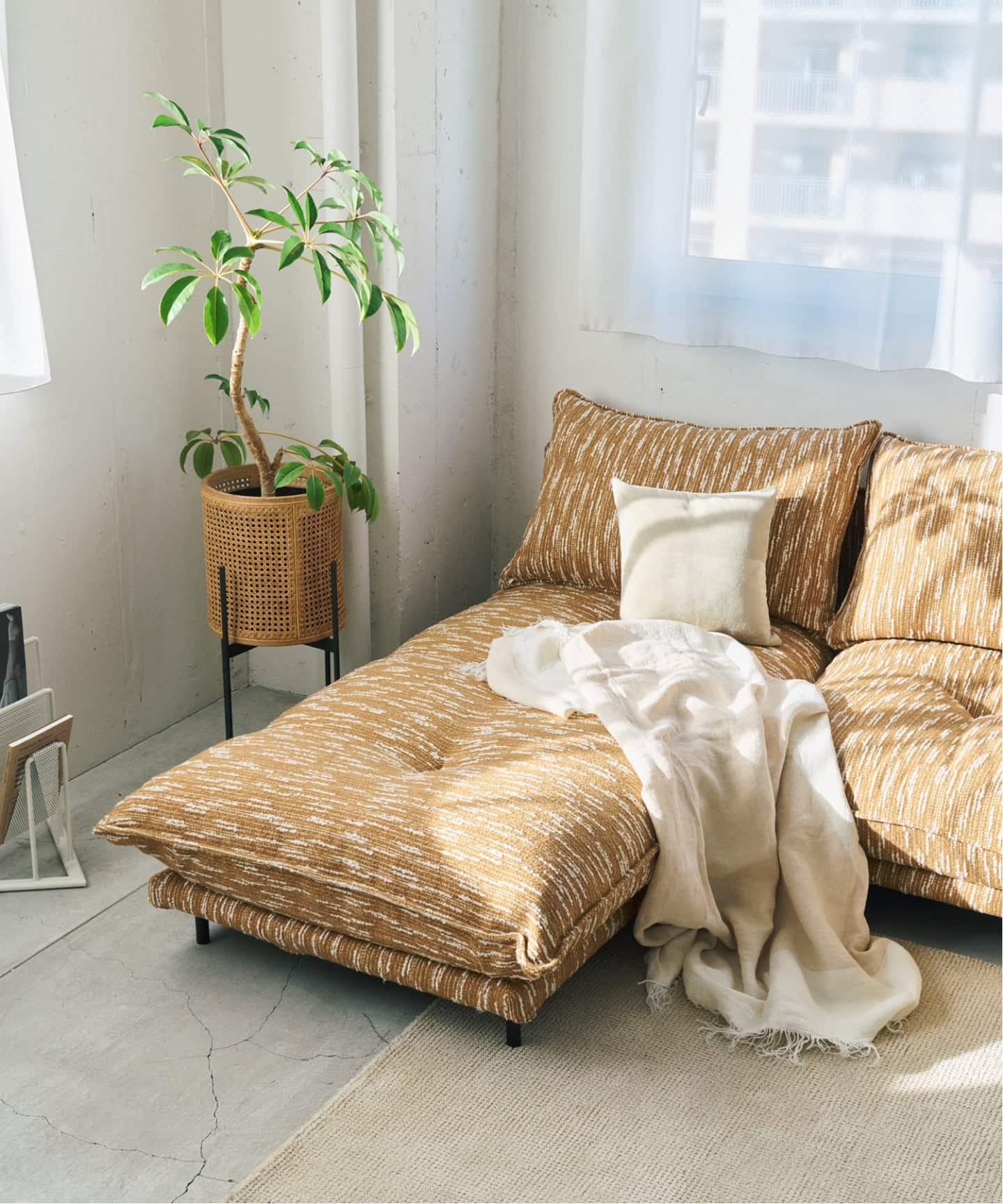 ジャーナルスタンダード 大型商品》PORTO COUCH SOFA Low (26OR) ポルトカウチソファ オレンジ
