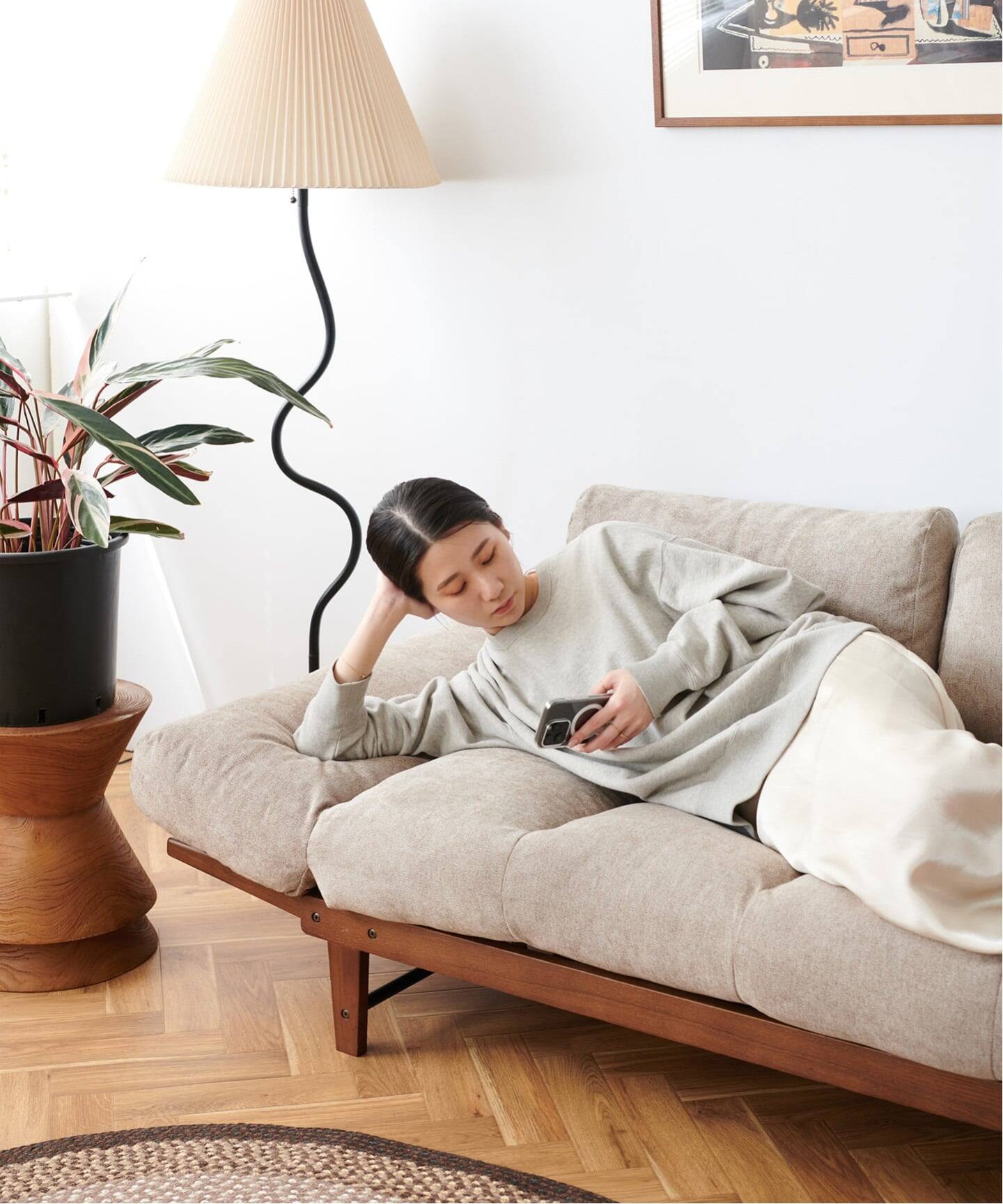 予約》《大型商品》ALVESTA SOFA 2nd IV アルベスタソファ アイボリー