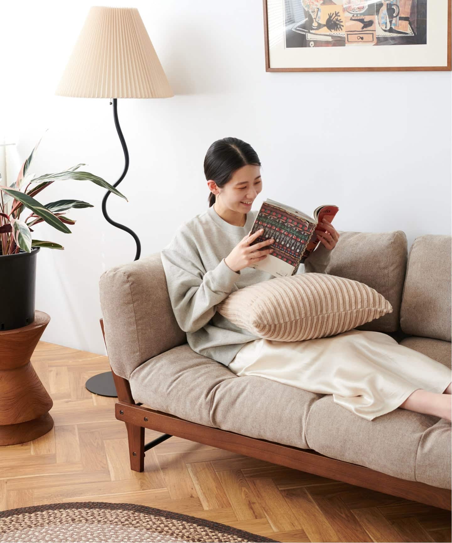 予約》《大型商品》ALVESTA SOFA 2nd IV アルベスタソファ アイボリー