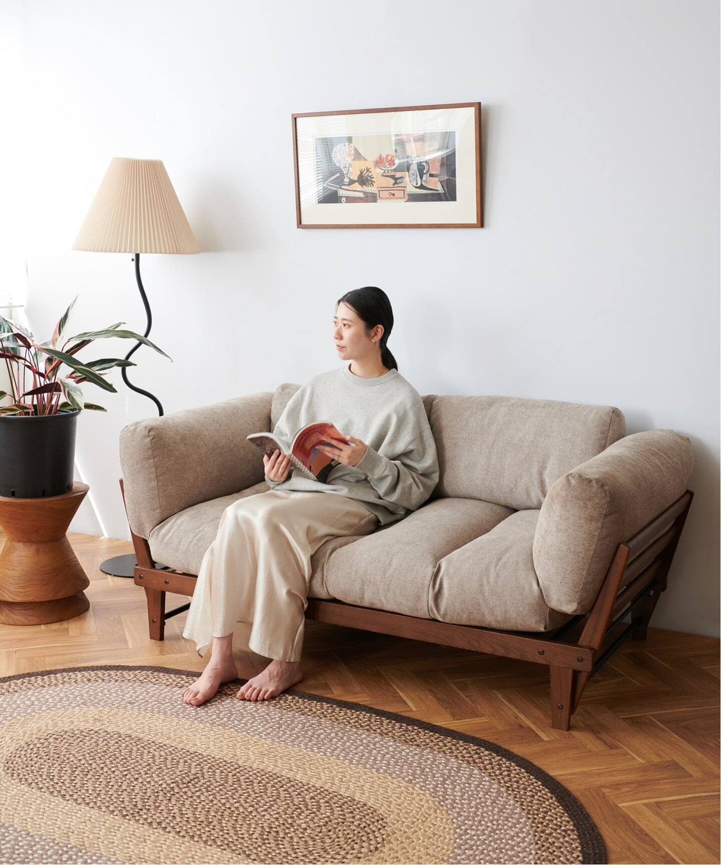 予約》《大型商品》ALVESTA SOFA 2nd IV アルベスタソファ アイボリー