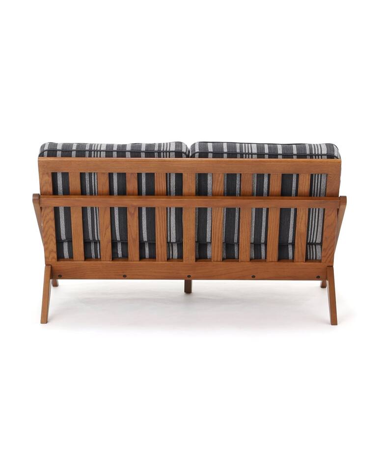 予約》GHENT SOFA 2P COVER STRIPE(GRY) ヘント ソファカバー（ソファ 