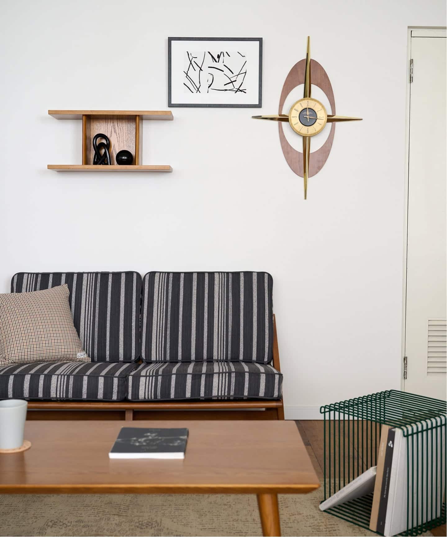 GHENT SOFA 2P COVER STRIPE(GRY) ヘント ソファカバー（ソファ